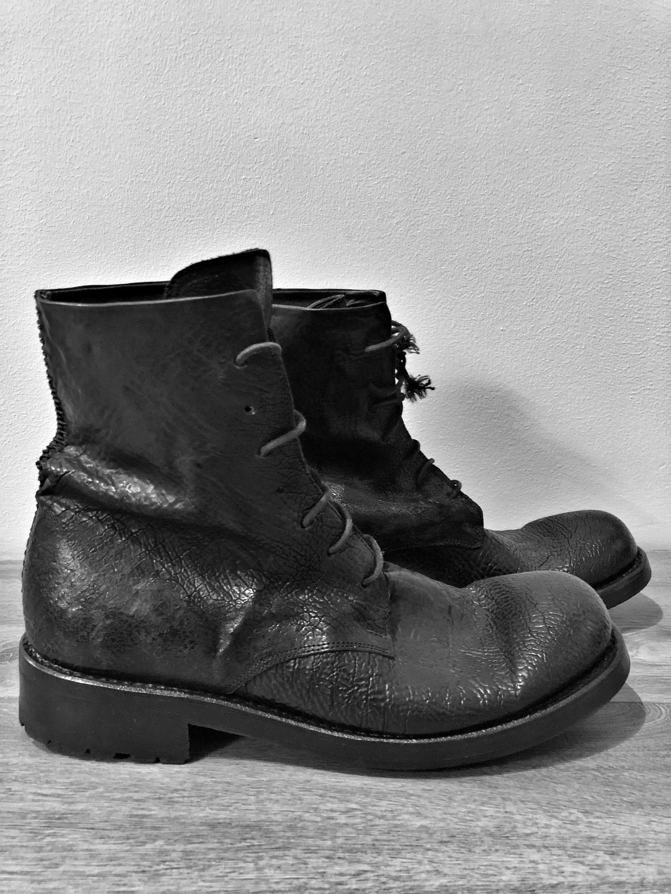 The Last Conspiracy ASGAARD OVERLOCK SPINE SCARRED CULATTA BOOTS Size US 9 / EU 42 - 2 Thumbnail