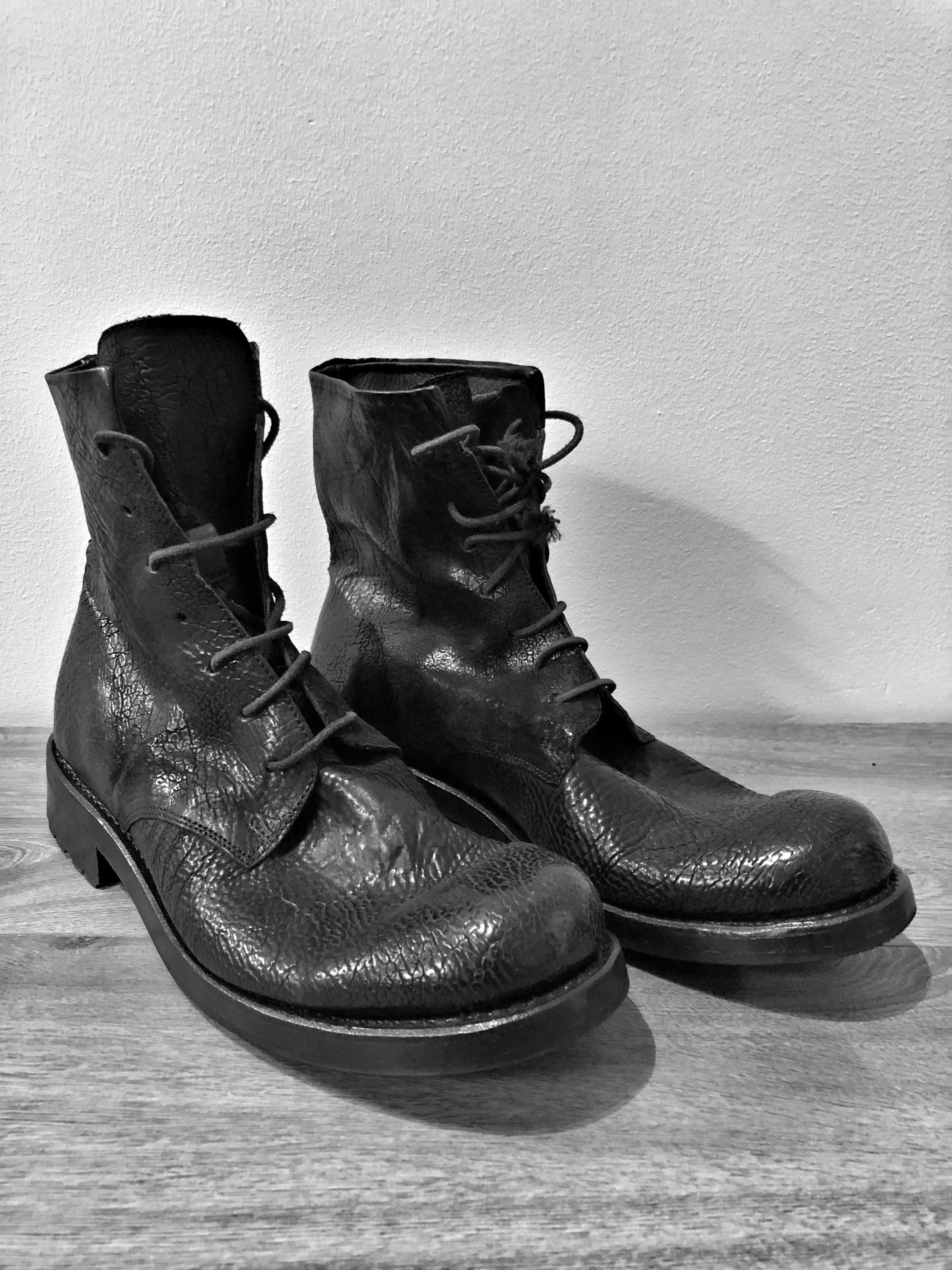 靴 the last conspiracy middle boots guidi Guidi × The Last Conspiracy Side zip culatta blistered boots