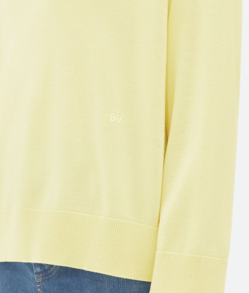 Bottega Veneta light wool polo yellow Size XS / US 0-2 / IT 36-38 - 5 Thumbnail