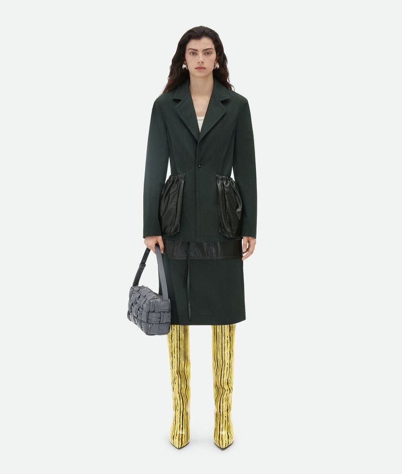 Bottega Veneta cotton twill wrapped skirt dark green Size 25" / US 0 / IT 36 - 4 Thumbnail