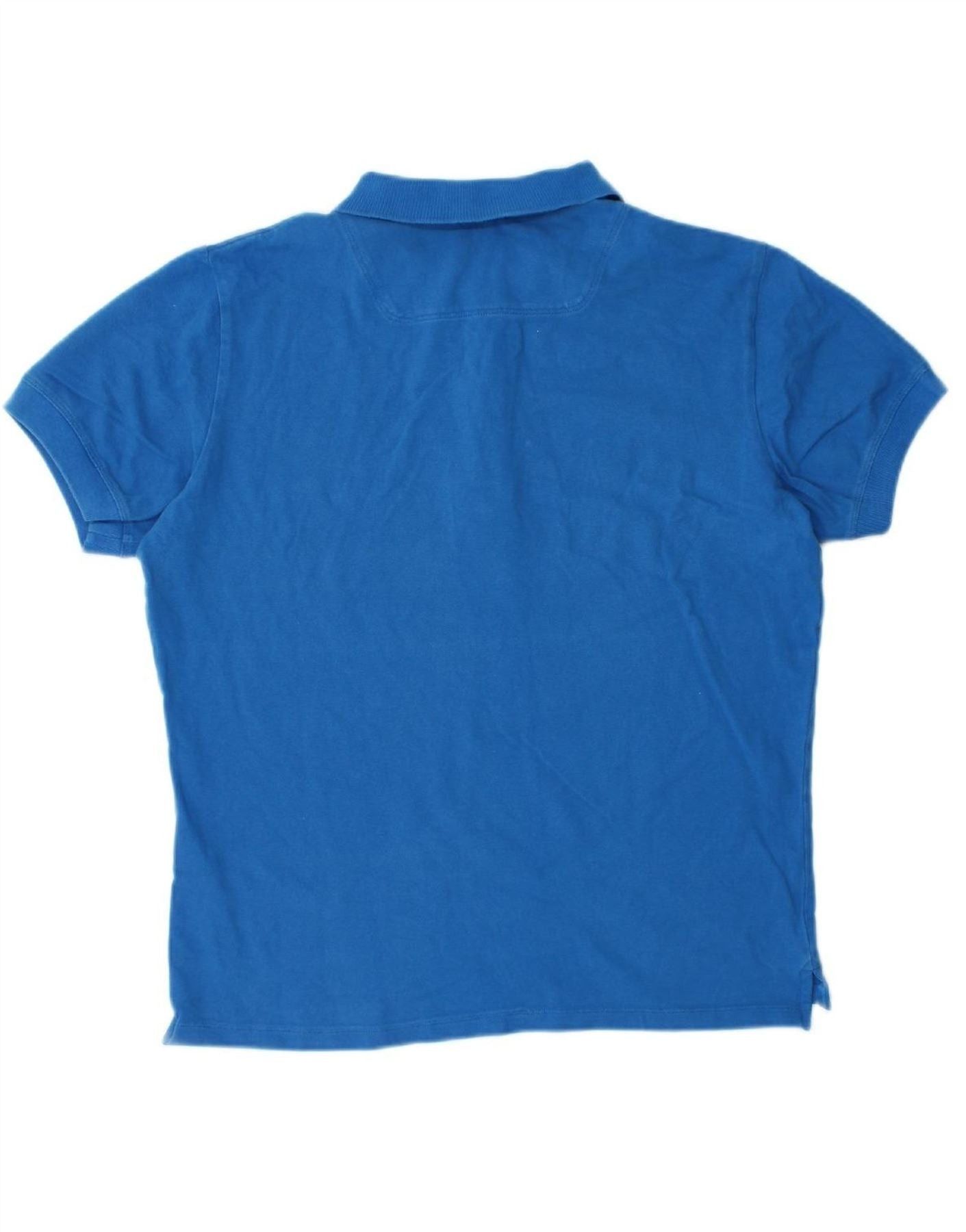 Diesel Boys Polo Shirt 15-16 Years Large Blue Cotton Size L / US 10 / IT 46 - 4 Thumbnail