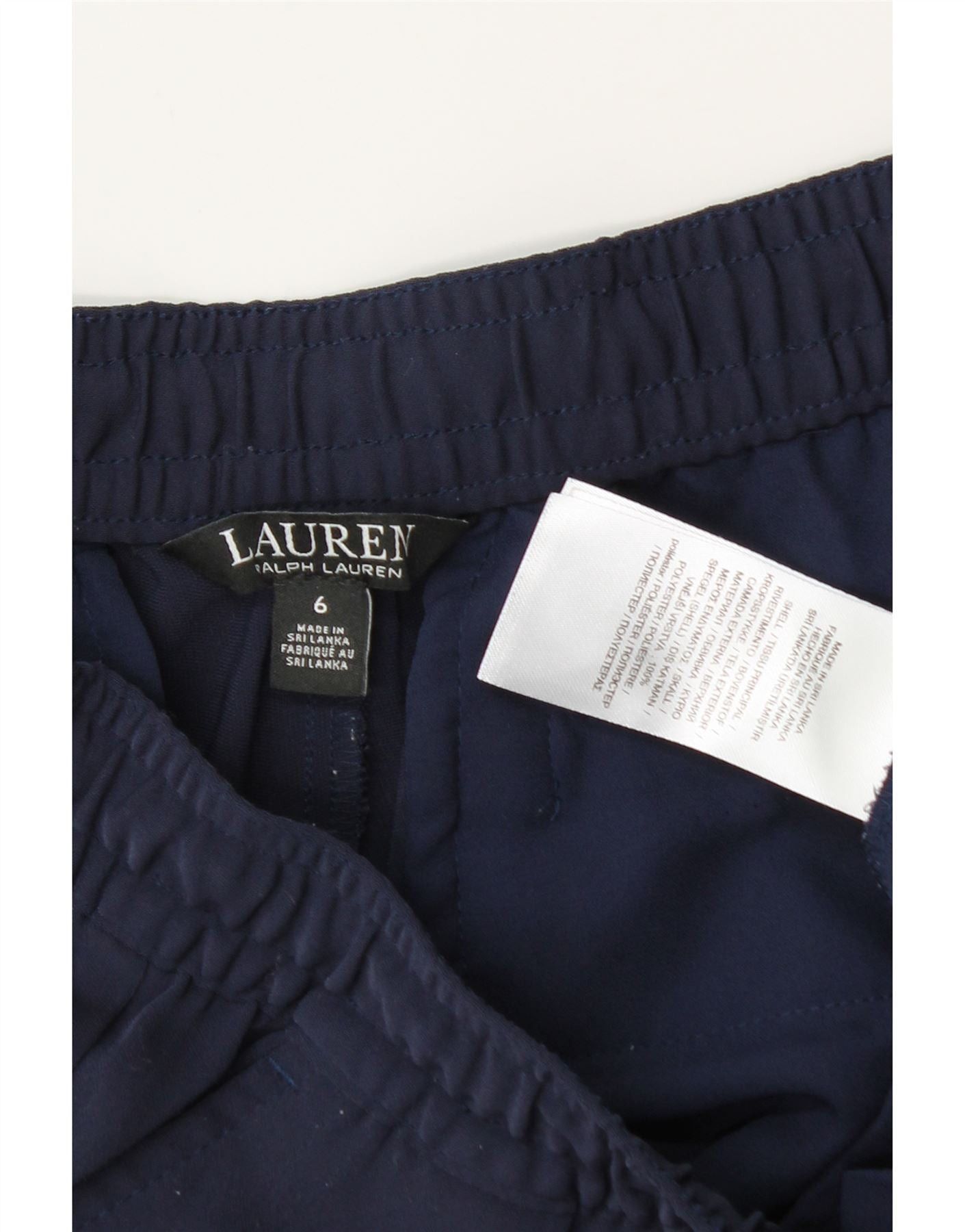 Ralph Lauren Womens Tracksuit Trousers Joggers US 6 Medium Navy Blue Size 26" / US 2 / IT 38 - 3 Thumbnail