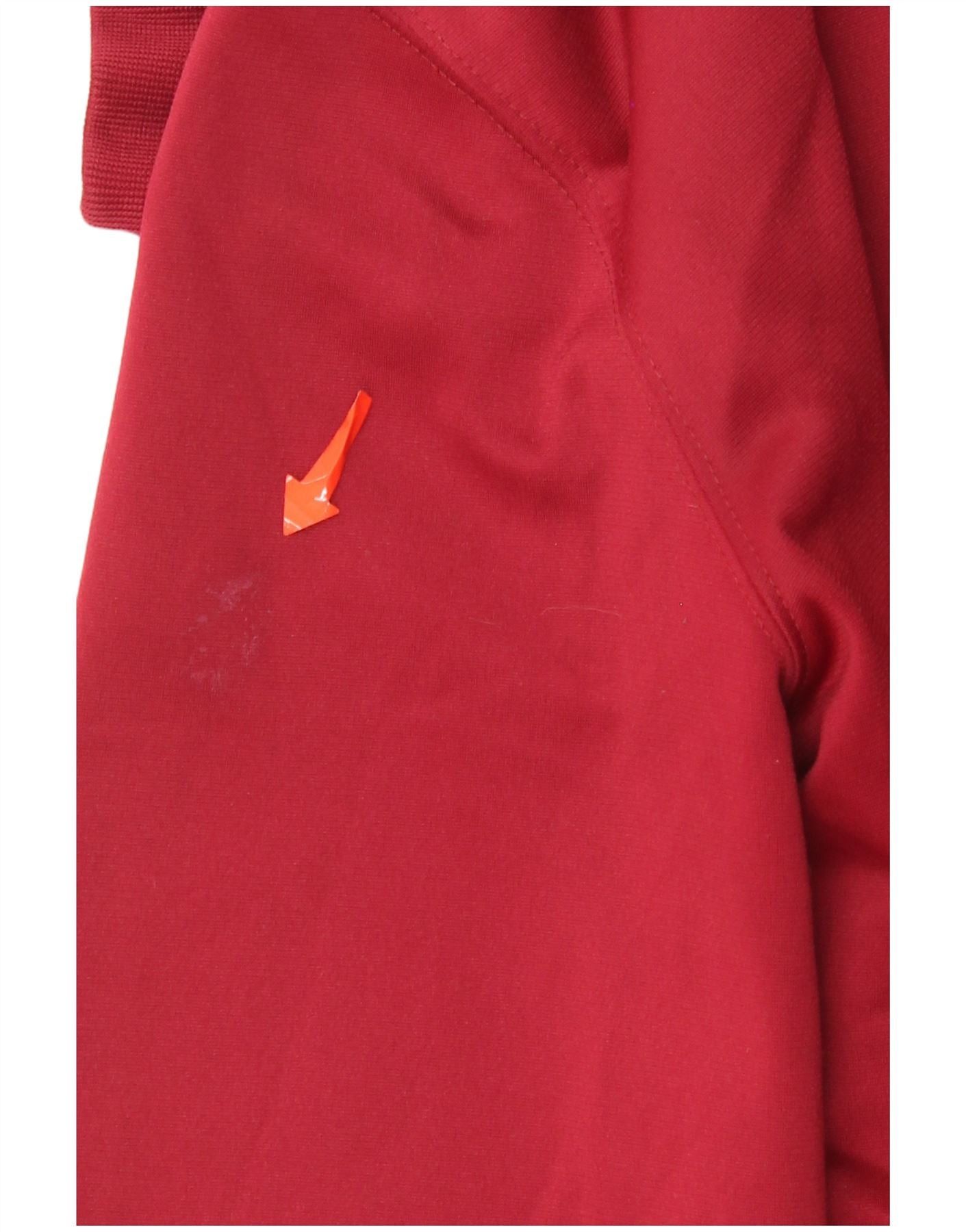 Carhartt Womens Zip Hoodie Sweater UK 16 Large Red Polyester Size M / US 6-8 / IT 42-44 - 3 Thumbnail