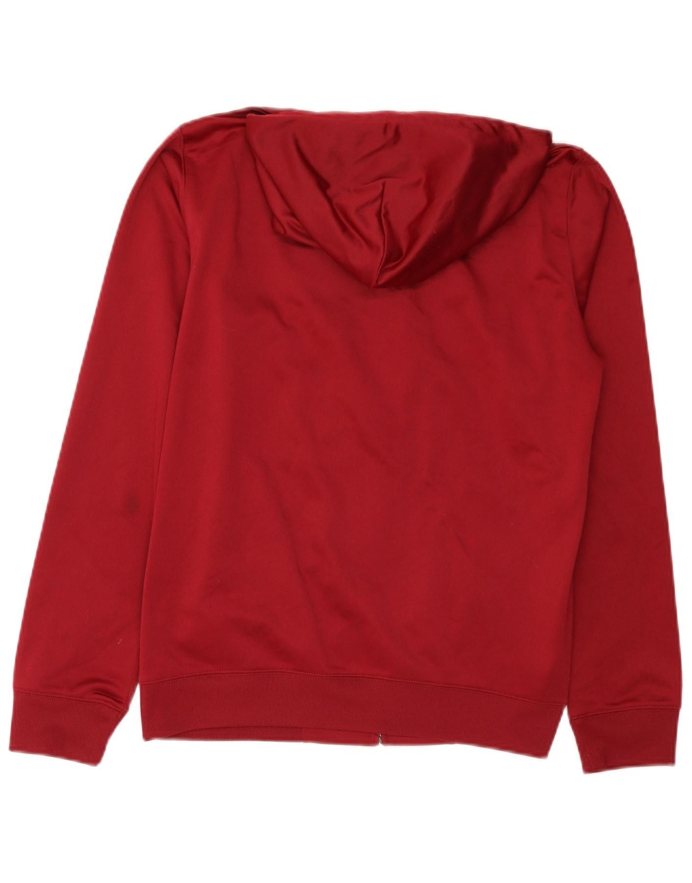 Carhartt Womens Zip Hoodie Sweater UK 16 Large Red Polyester Size M / US 6-8 / IT 42-44 - 2 Thumbnail