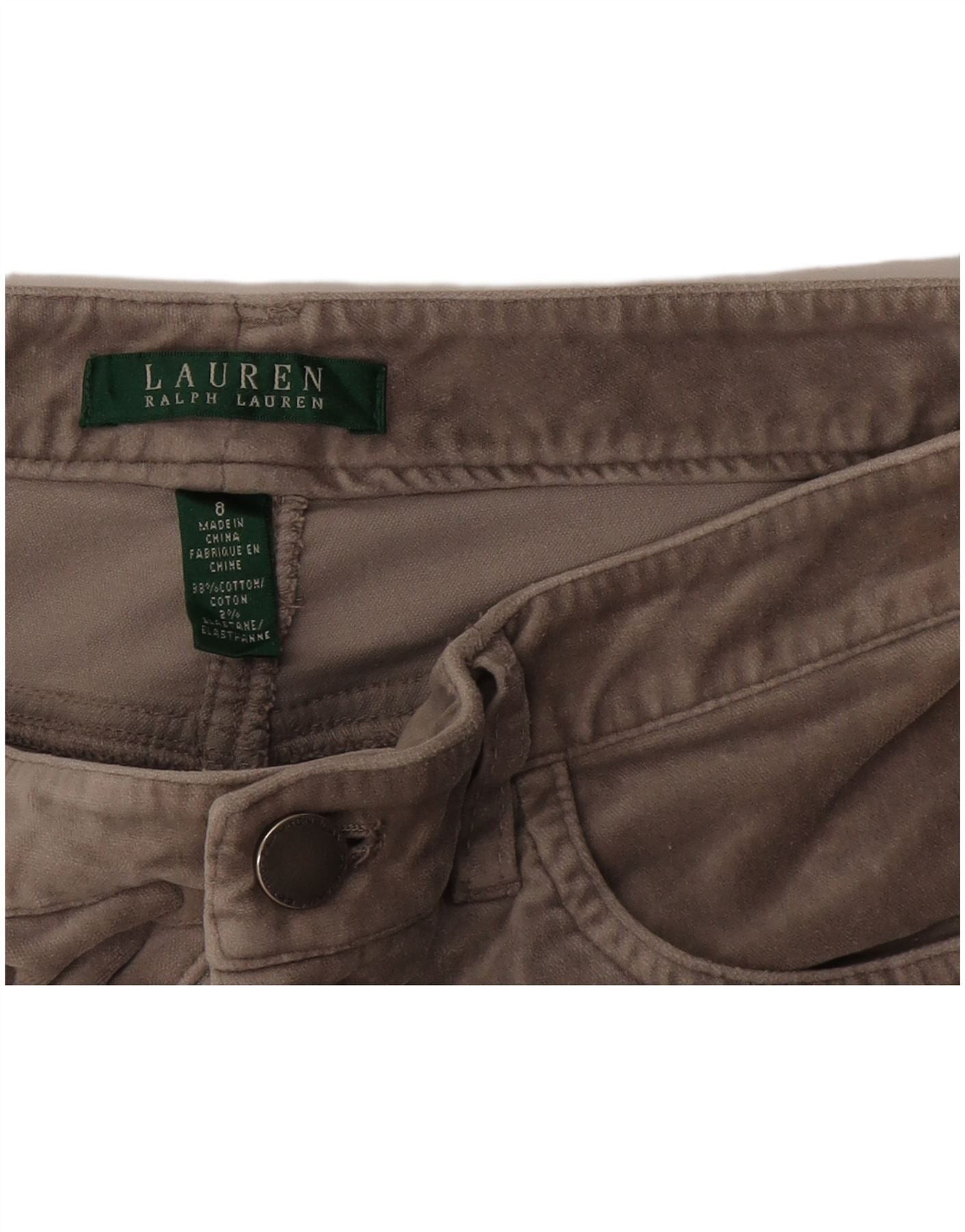 Ralph Lauren Womens Bootcut Velvet Casual Trousers US 8 Medium W30 L27 Gr Size 27" / US 4 / IT 40 - 3 Thumbnail