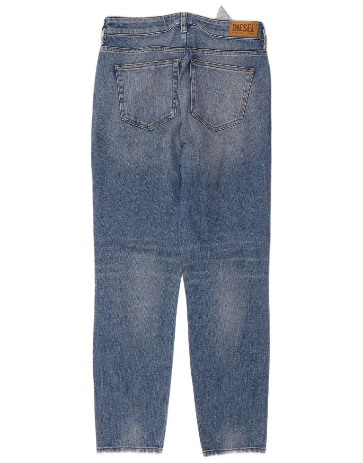 Diesel Mens Slim Jeans W27 L32 Blue Cotton Size US 27 - 2 Thumbnail