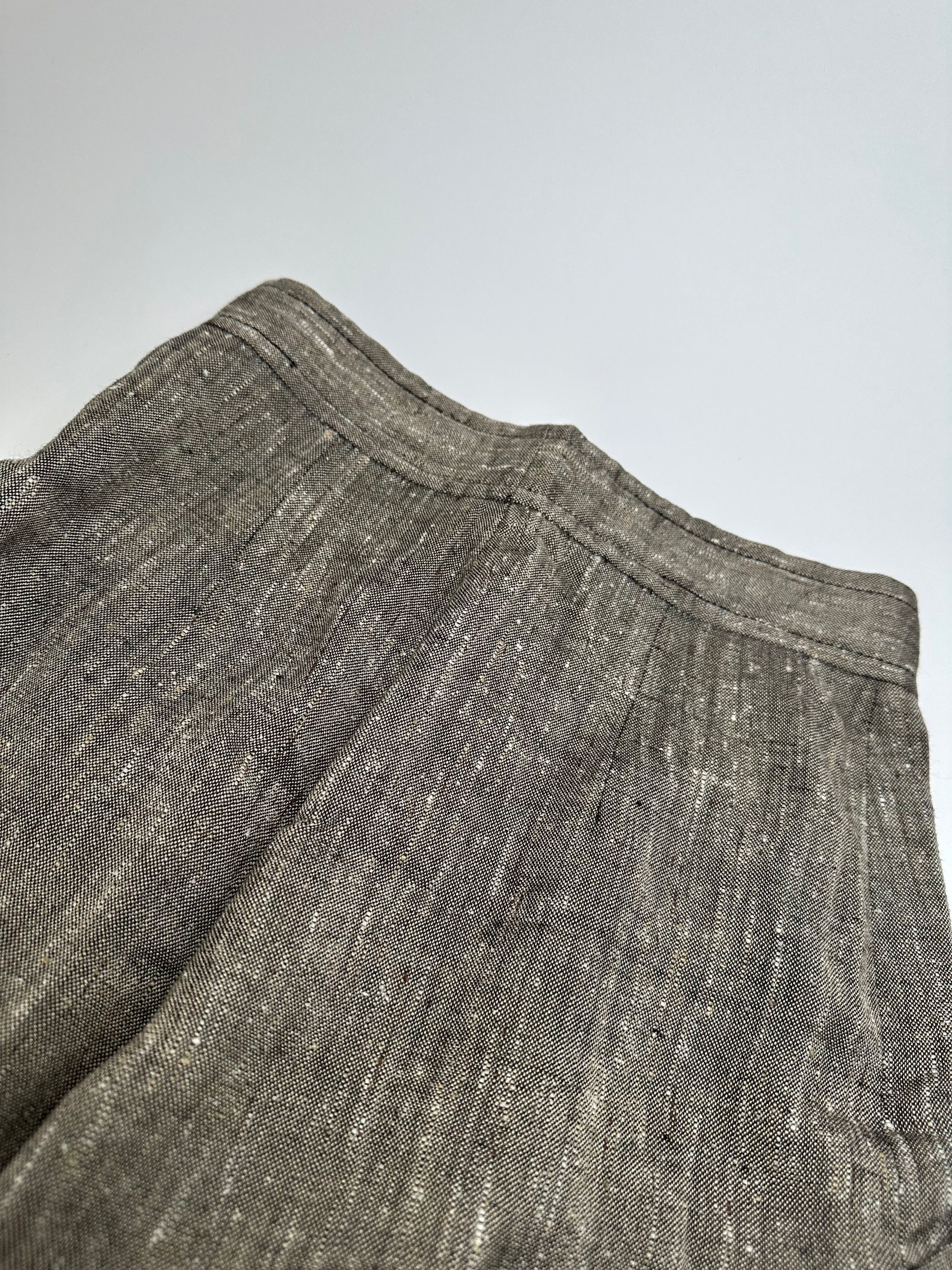 Dior Vintage Wool Pants M Grey Brown Size 27" / US 4 / IT 40 - 10 Thumbnail