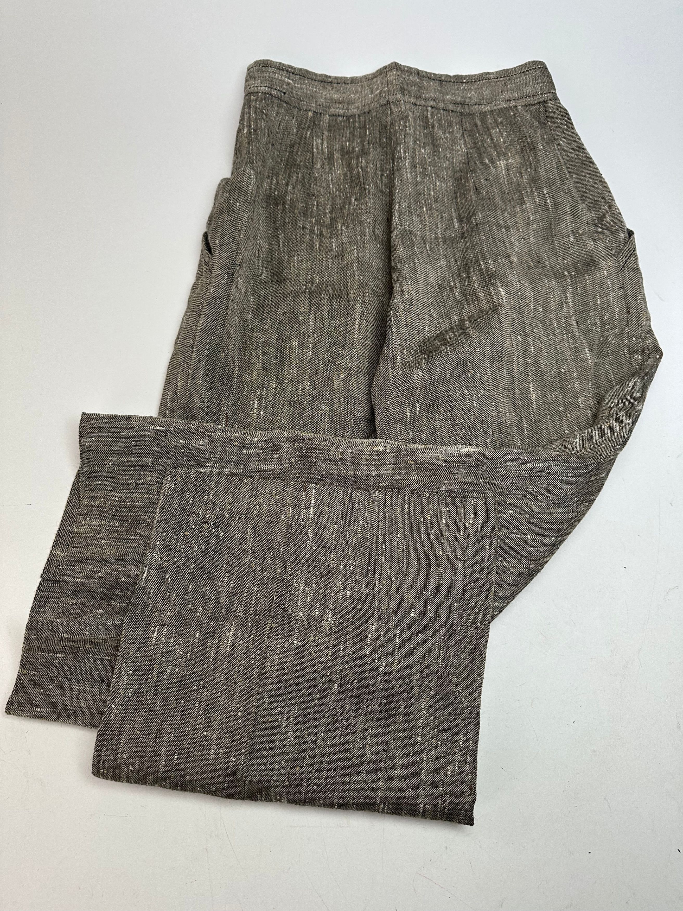 Dior Vintage Wool Pants M Grey Brown Size 27" / US 4 / IT 40 - 9 Thumbnail