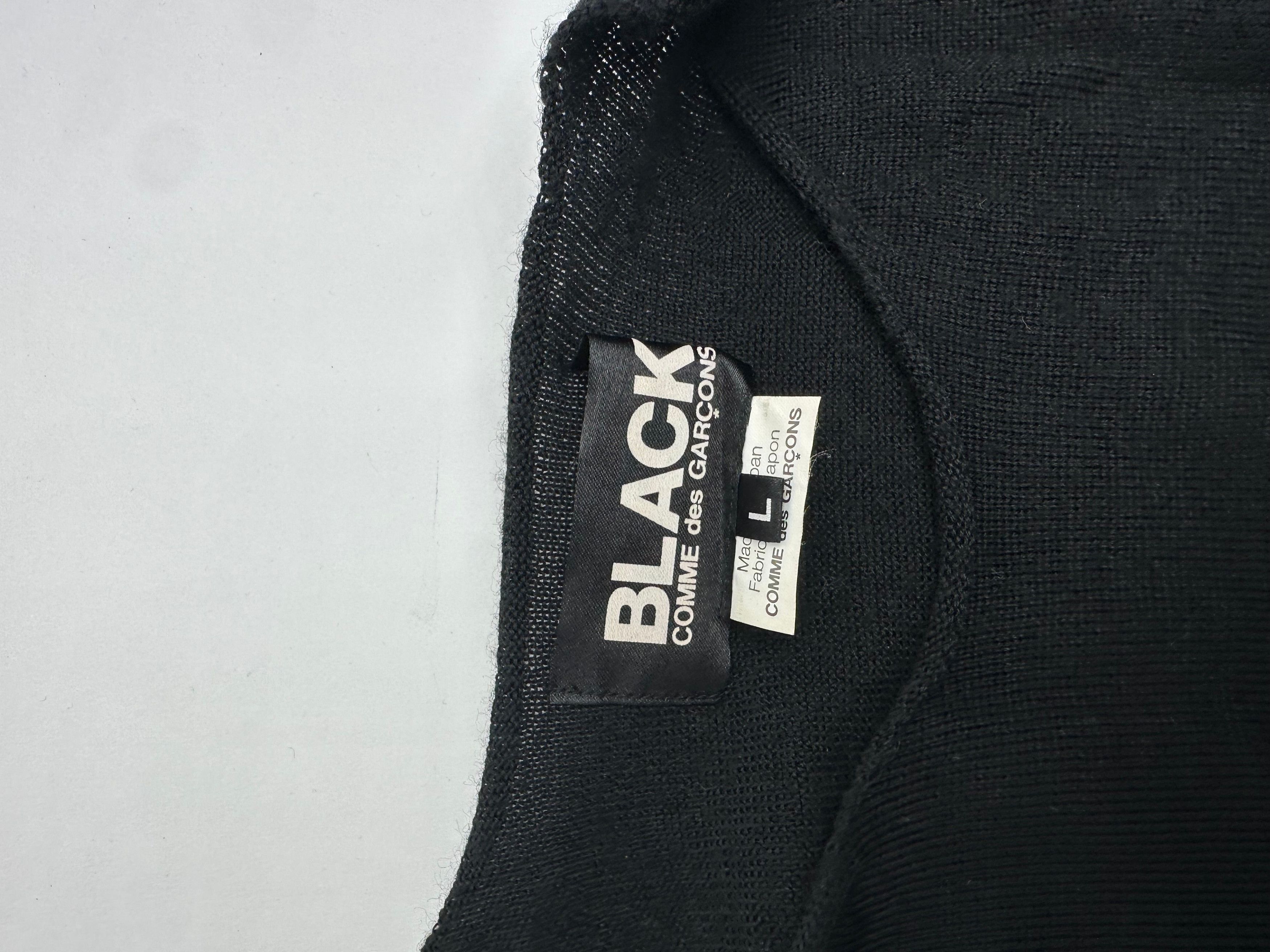 Comme des Garcons Vintage Comme Des Garçons Wool Crewneck Black white M Size S / US 4 / IT 40 - 7 Thumbnail