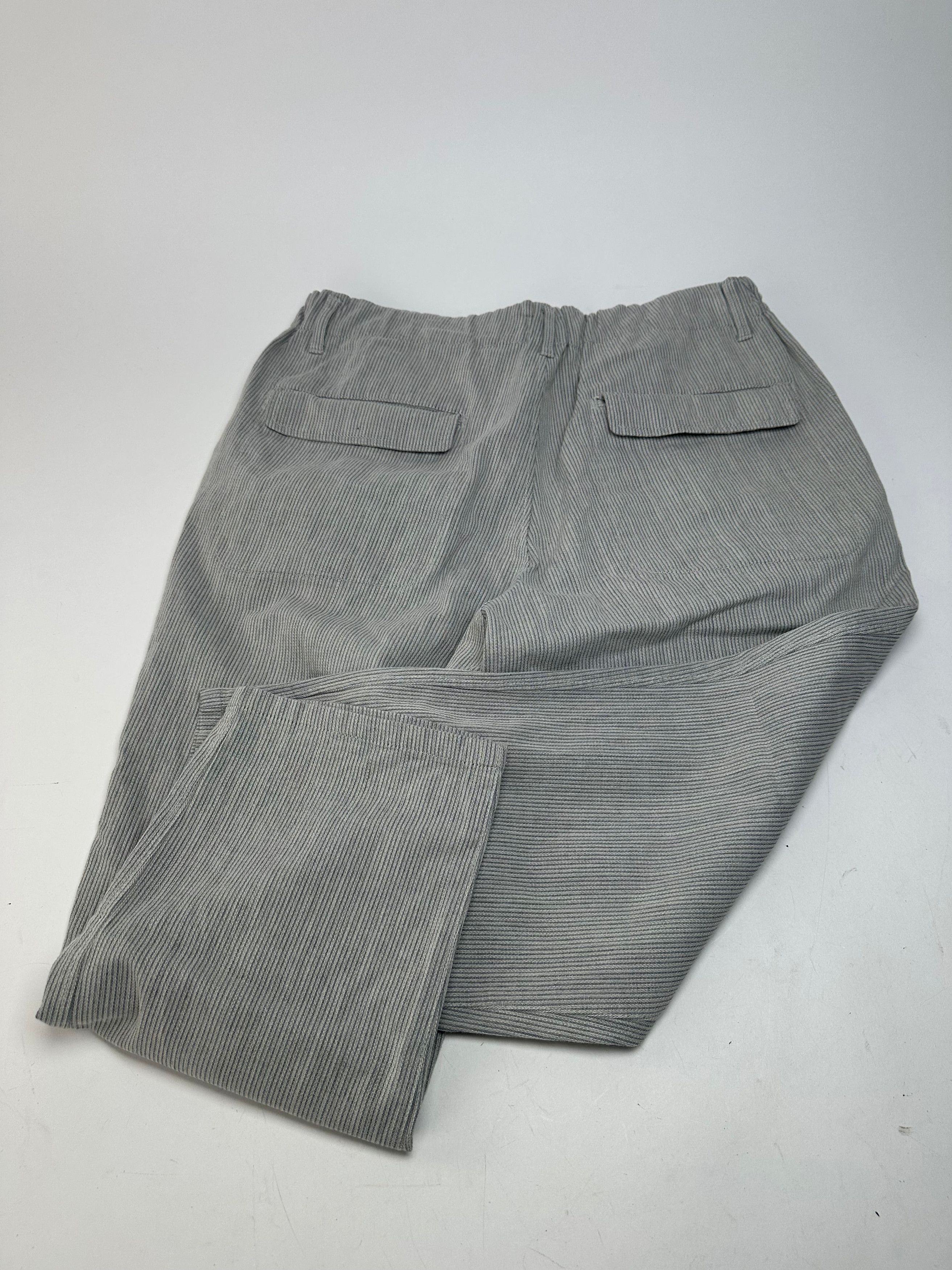 Issey Miyake Vintage Grey White Striped Wool Pants M Size 24" / US 00 / IT 34 - 8 Thumbnail