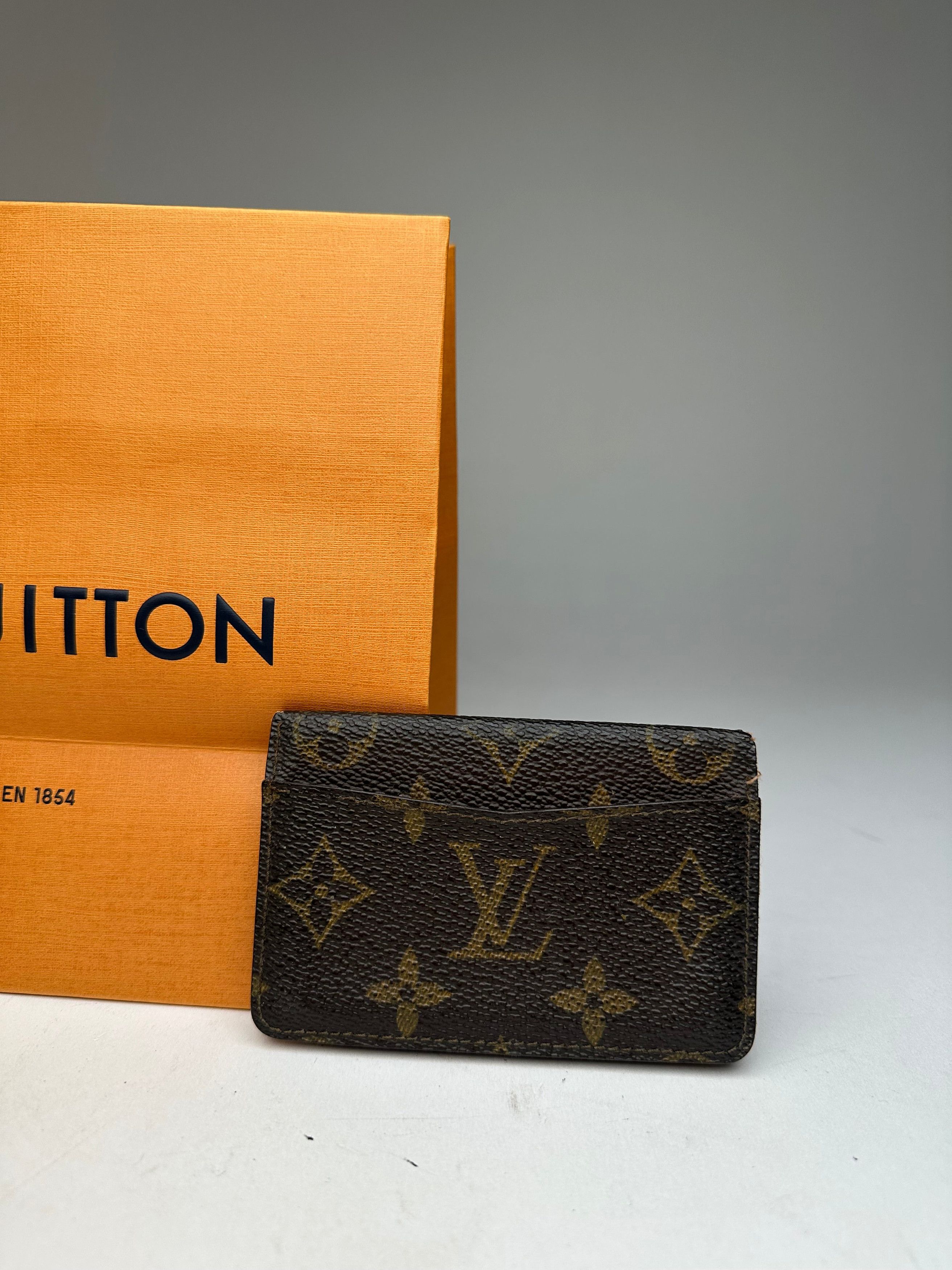Louis Vuitton Vintage Leather Monogram Card Holder Brown Size ONE SIZE - 5 Thumbnail