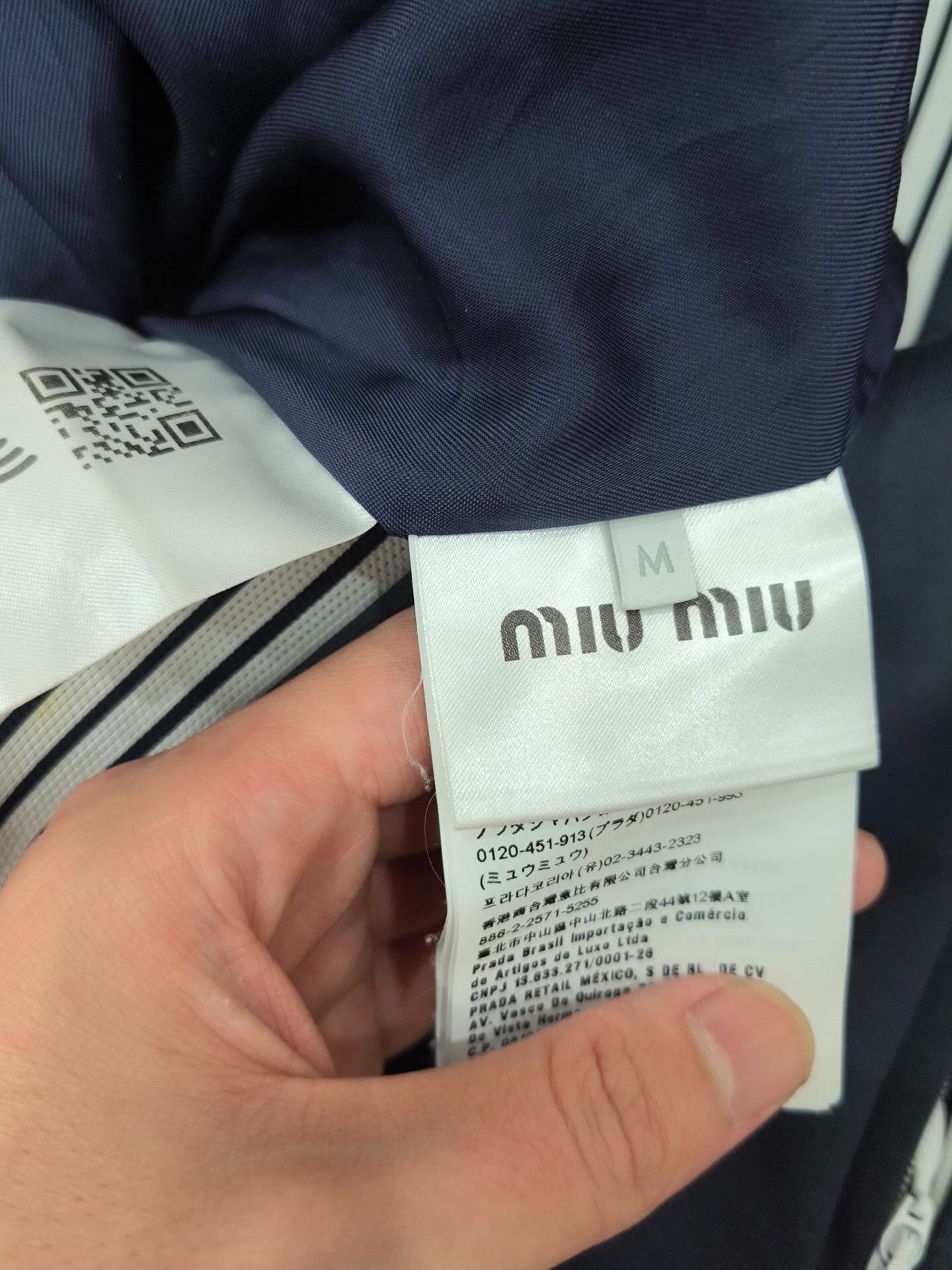 Miu Miu Miu Miu Striped Blue Jacket M Women Size M / US 6-8 / IT 42-44 - 5 Thumbnail