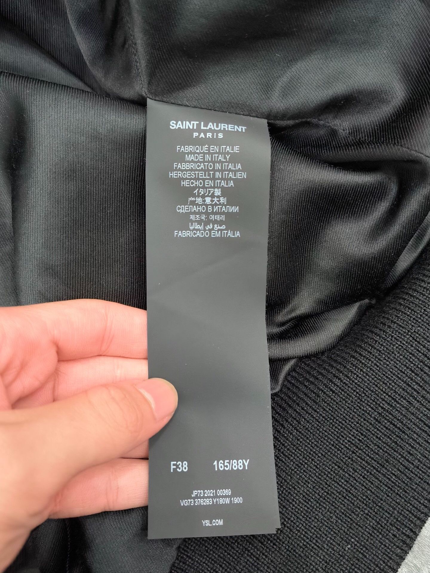 Saint Laurent Paris Saint Laurent Paris Black Light Jacket s Men Size US S / EU 44-46 / 1 - 5 Thumbnail