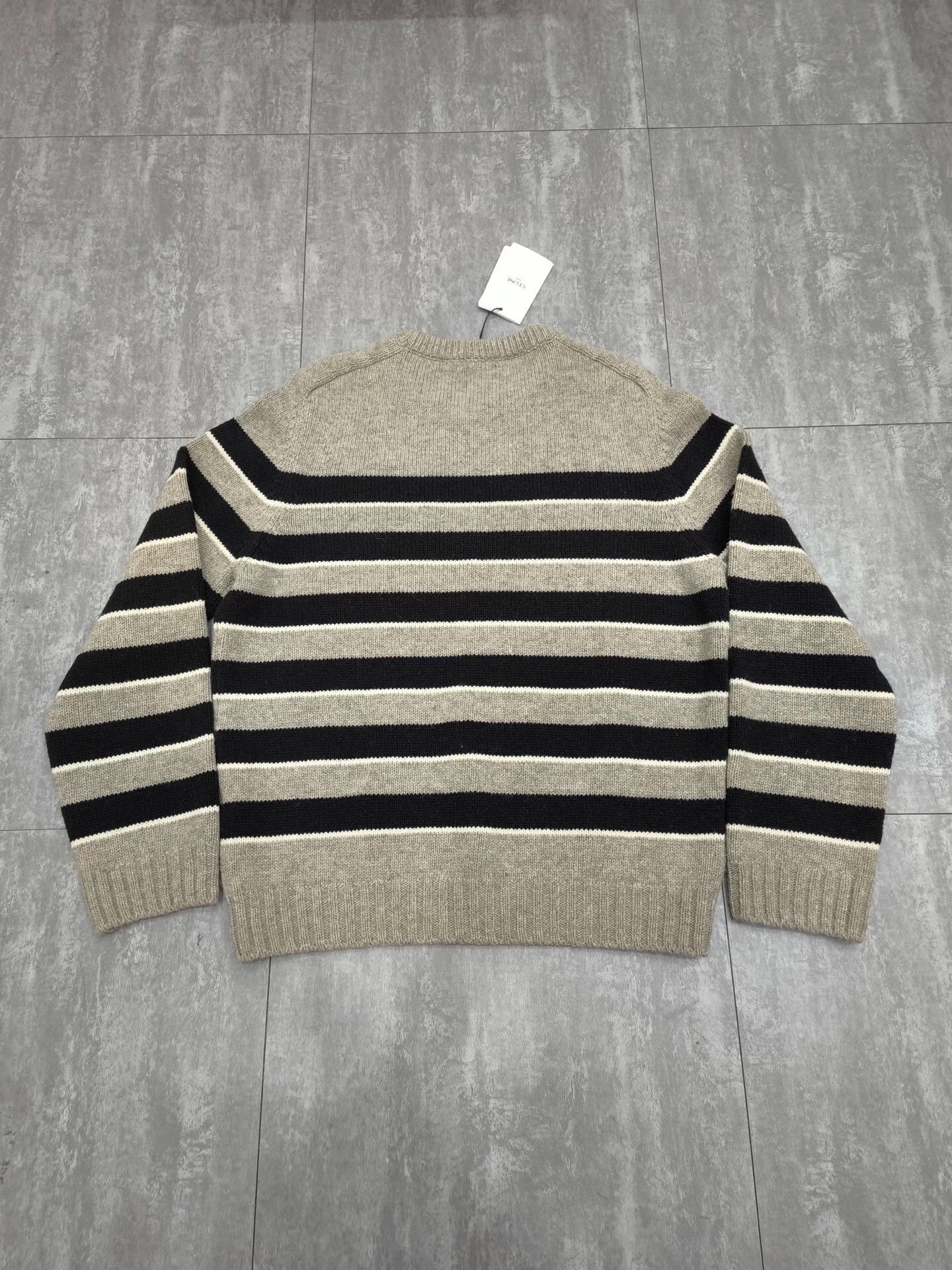 Celine Celine Wool Striped Sweater xxl Men Size US XXL / EU 58 / 5 - 2 Thumbnail