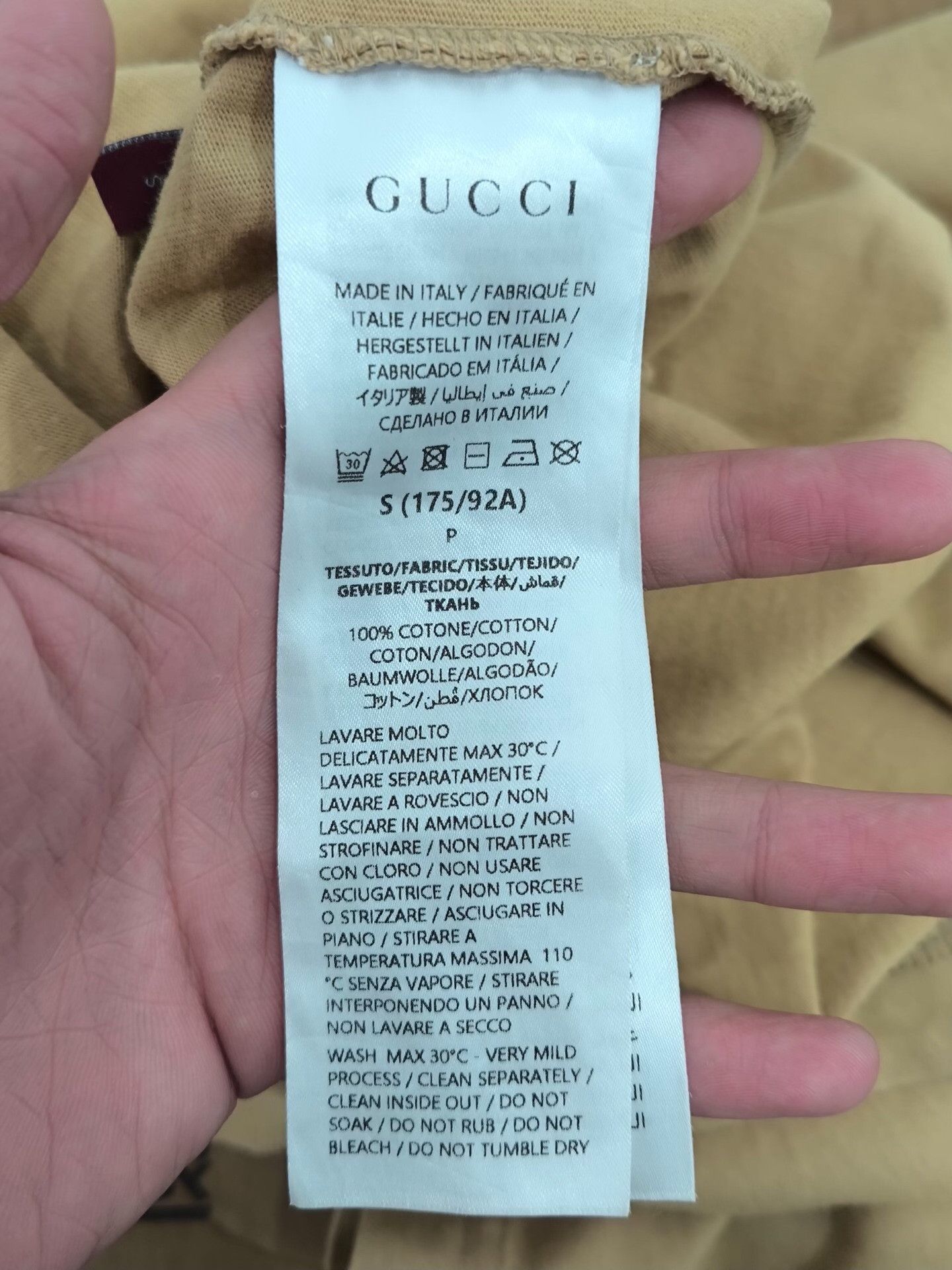Gucci Gucci Tie-Dye Printed Multi T-Shirt s Men Size US S / EU 44-46 / 1 - 5 Thumbnail