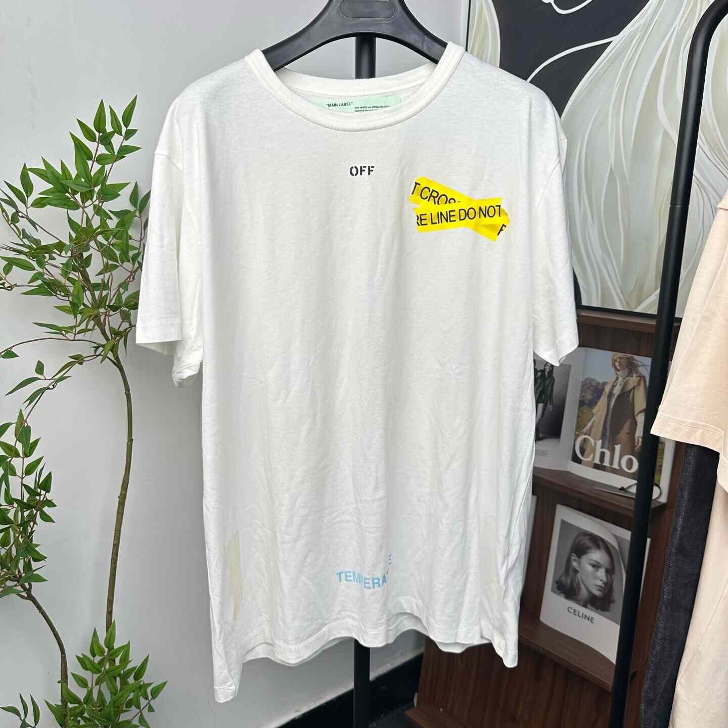 Off-White Off-White White T-Shirt m Men Size US M / EU 48-50 / 2 - 2 Thumbnail