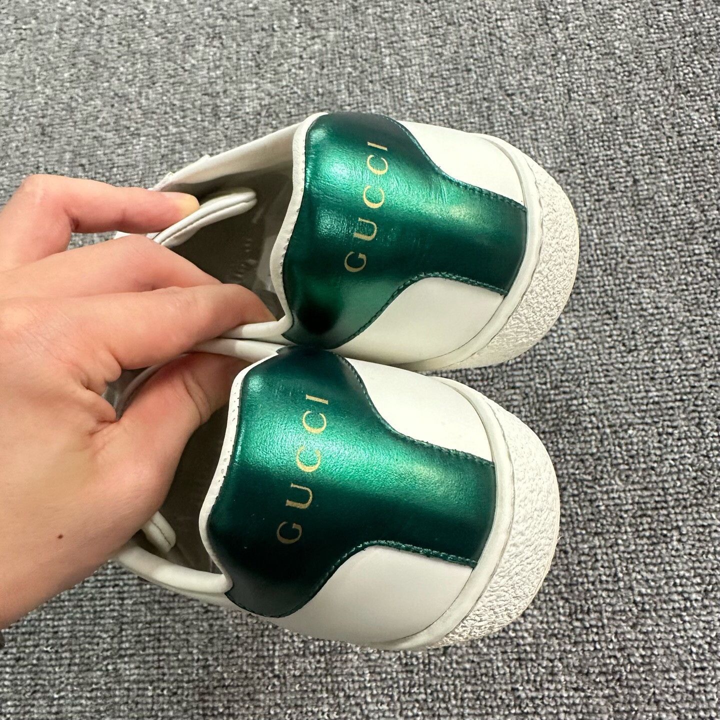 Gucci Gucci Embroidered White Lowtop Sneakers us_6 Women Size US 6 / IT 36 - 2 Thumbnail
