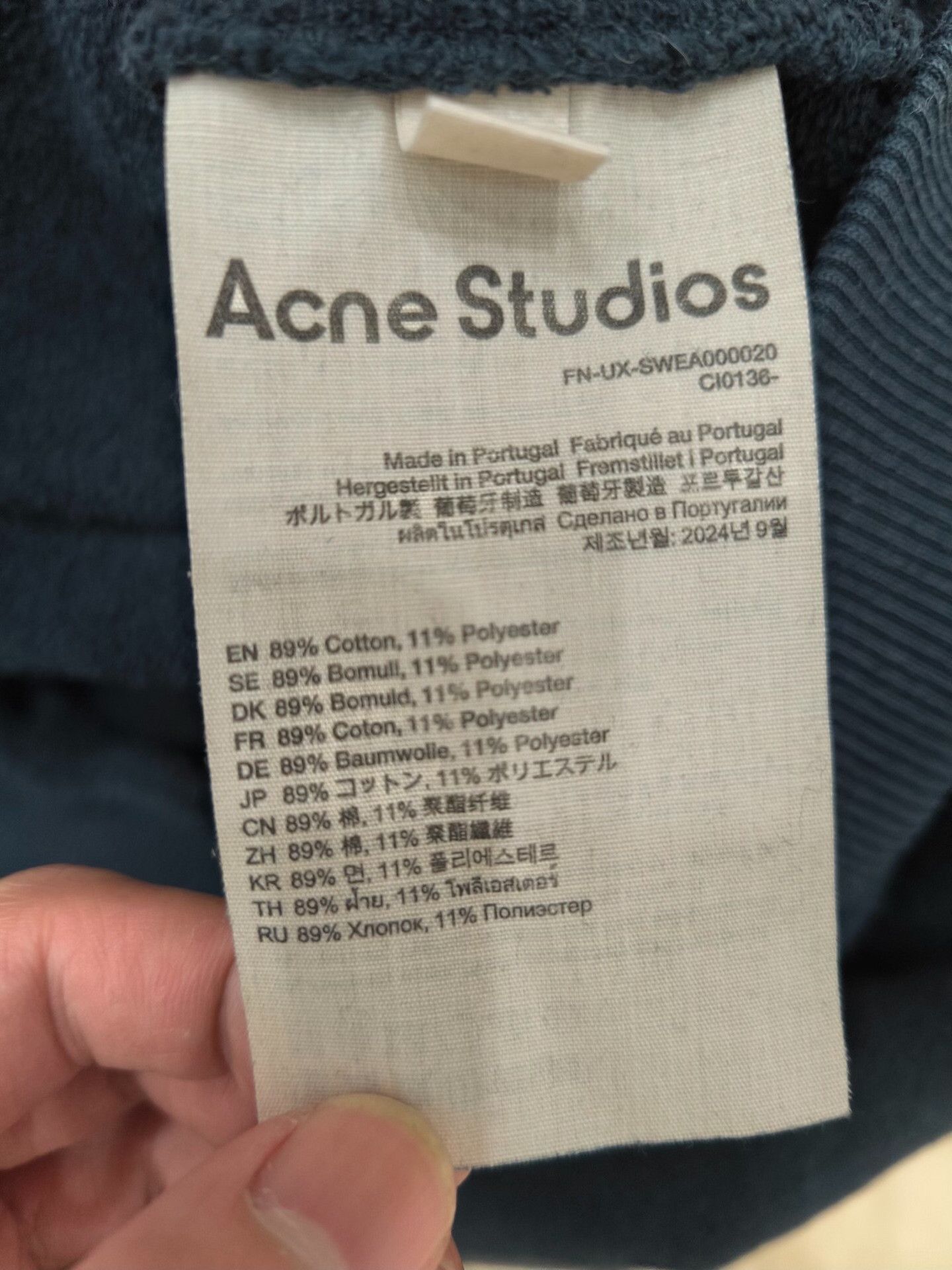 Acne Studios Acne Studios Black Hoodie m Men Size US M / EU 48-50 / 2 - 6 Thumbnail