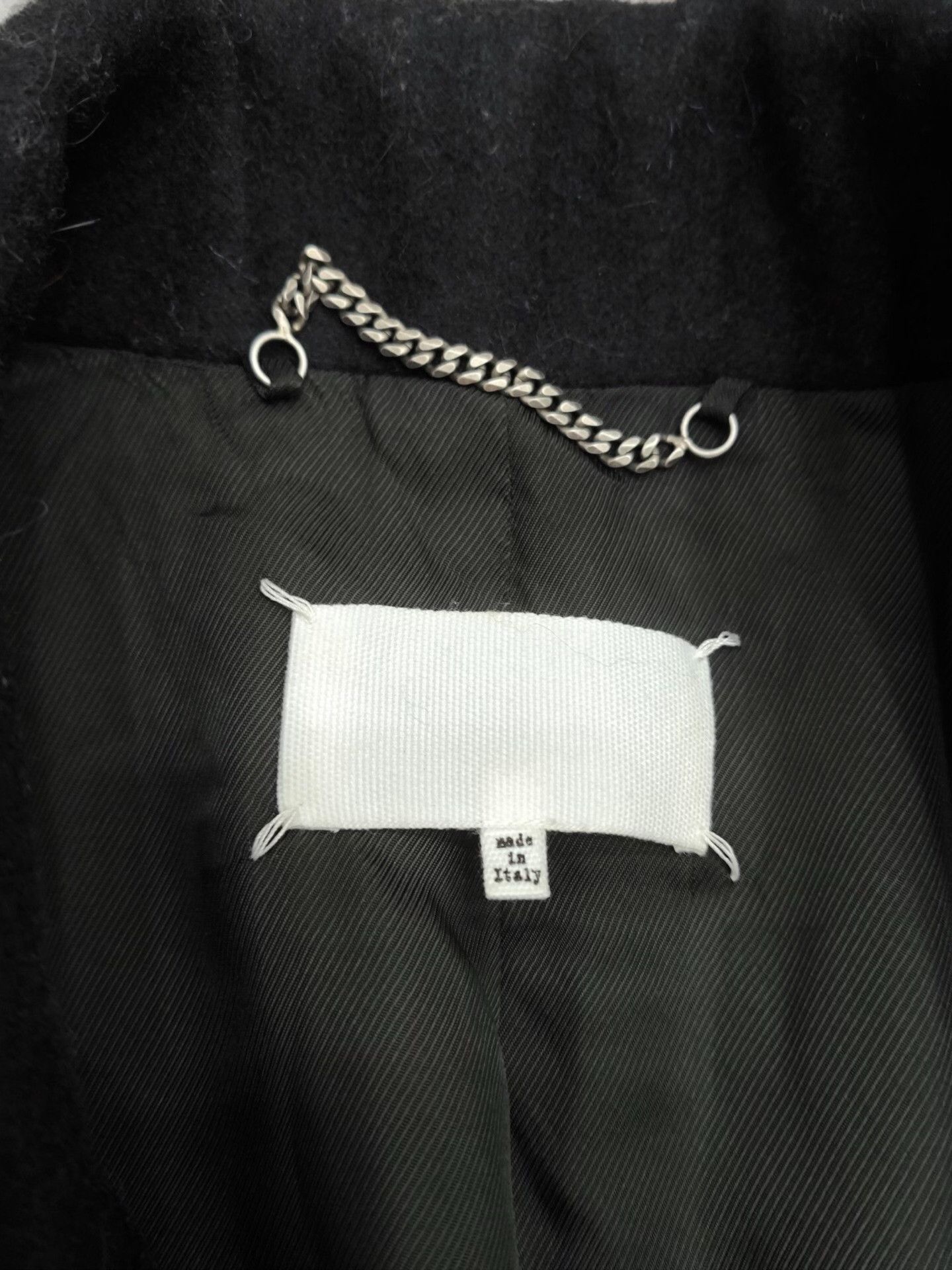 Maison Margiela Maison Margiela Long Black Heavy Coat s Men Size US S / EU 44-46 / 1 - 4 Thumbnail