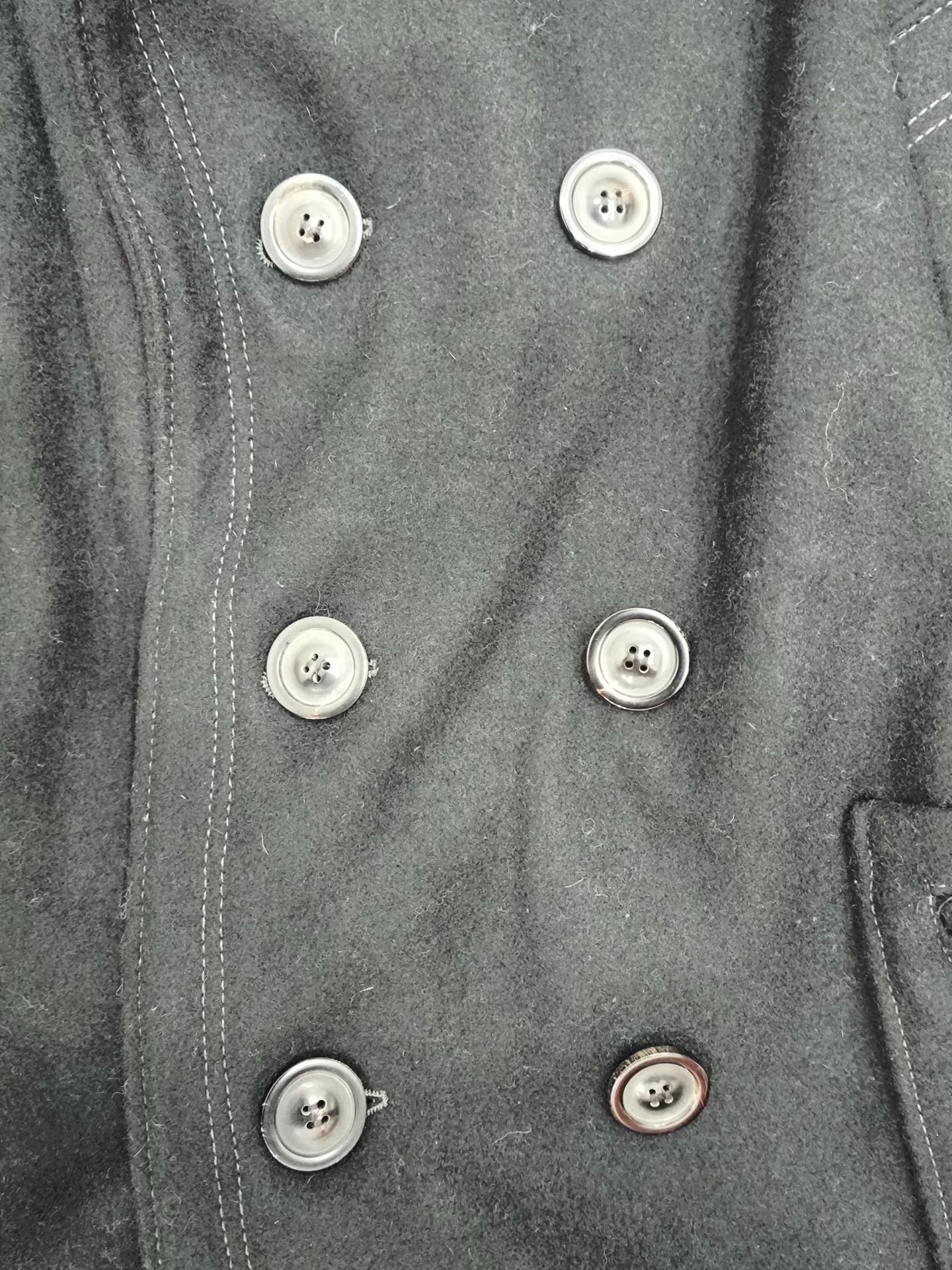 Maison Margiela Maison Margiela Long Black Heavy Coat s Men Size US S / EU 44-46 / 1 - 5 Thumbnail
