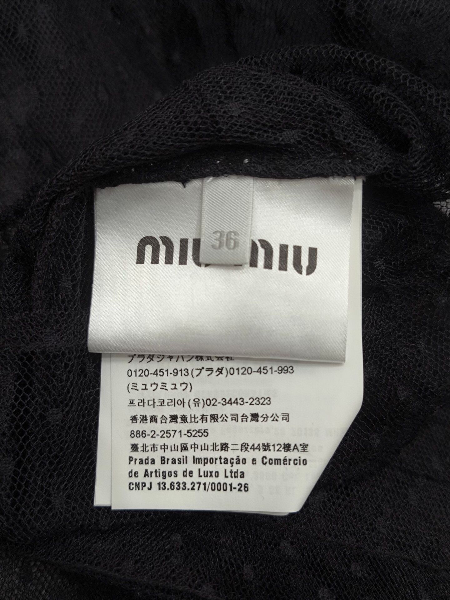 Miu Miu Miu Miu Black Button Up S Women Size S / US 4 / IT 40 - 5 Thumbnail