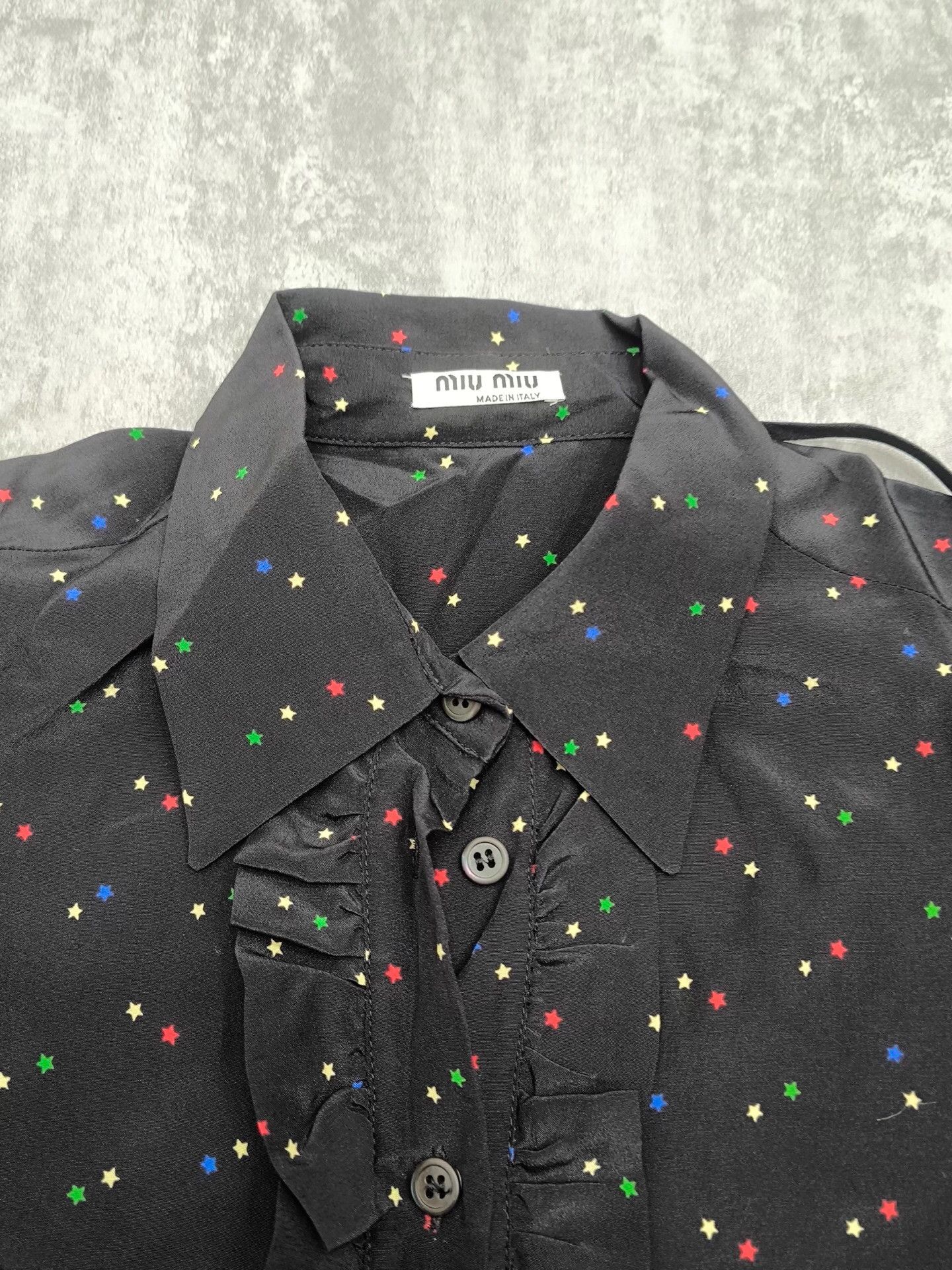Miu Miu Miu Miu Printed Multi Button Up S Women Size S / US 4 / IT 40 - 3 Thumbnail