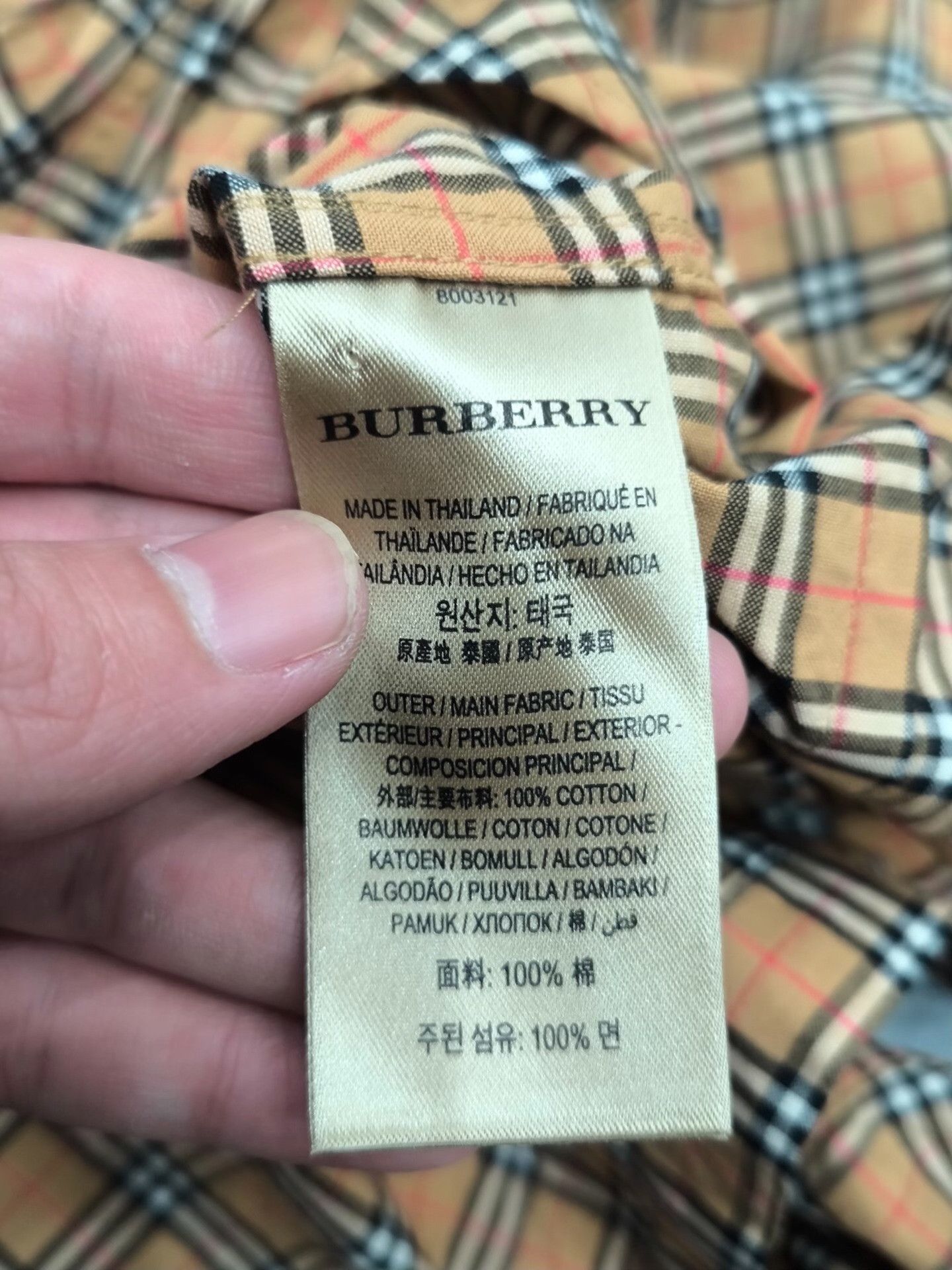 Burberry Burberry Plaid Button Up S Women Size S / US 4 / IT 40 - 5 Thumbnail