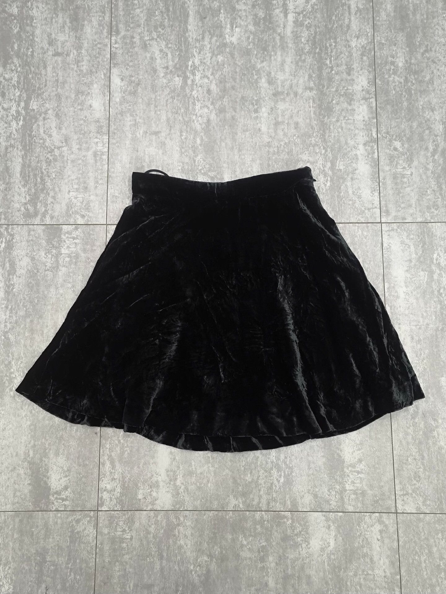 Miu Miu Miu Miu Velvet Black Skirt 36 Women Size 36" / US 14 / IT 50 - 2 Thumbnail