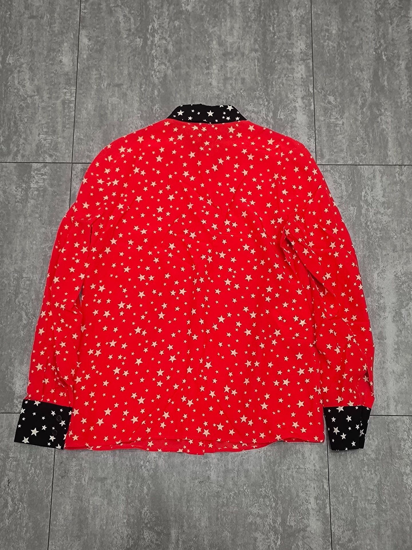 Miu Miu Miu Miu Printed Red Button Up S Women Size S / US 4 / IT 40 - 2 Thumbnail