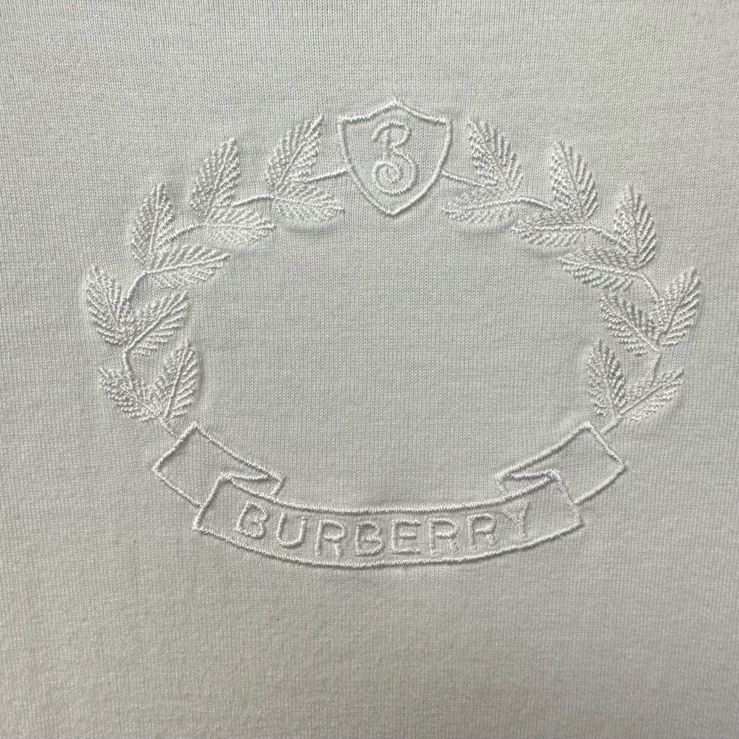 Burberry Burberry Retro Cotton White T-Shirt S Women Size S / US 4 / IT 40 - 3 Thumbnail