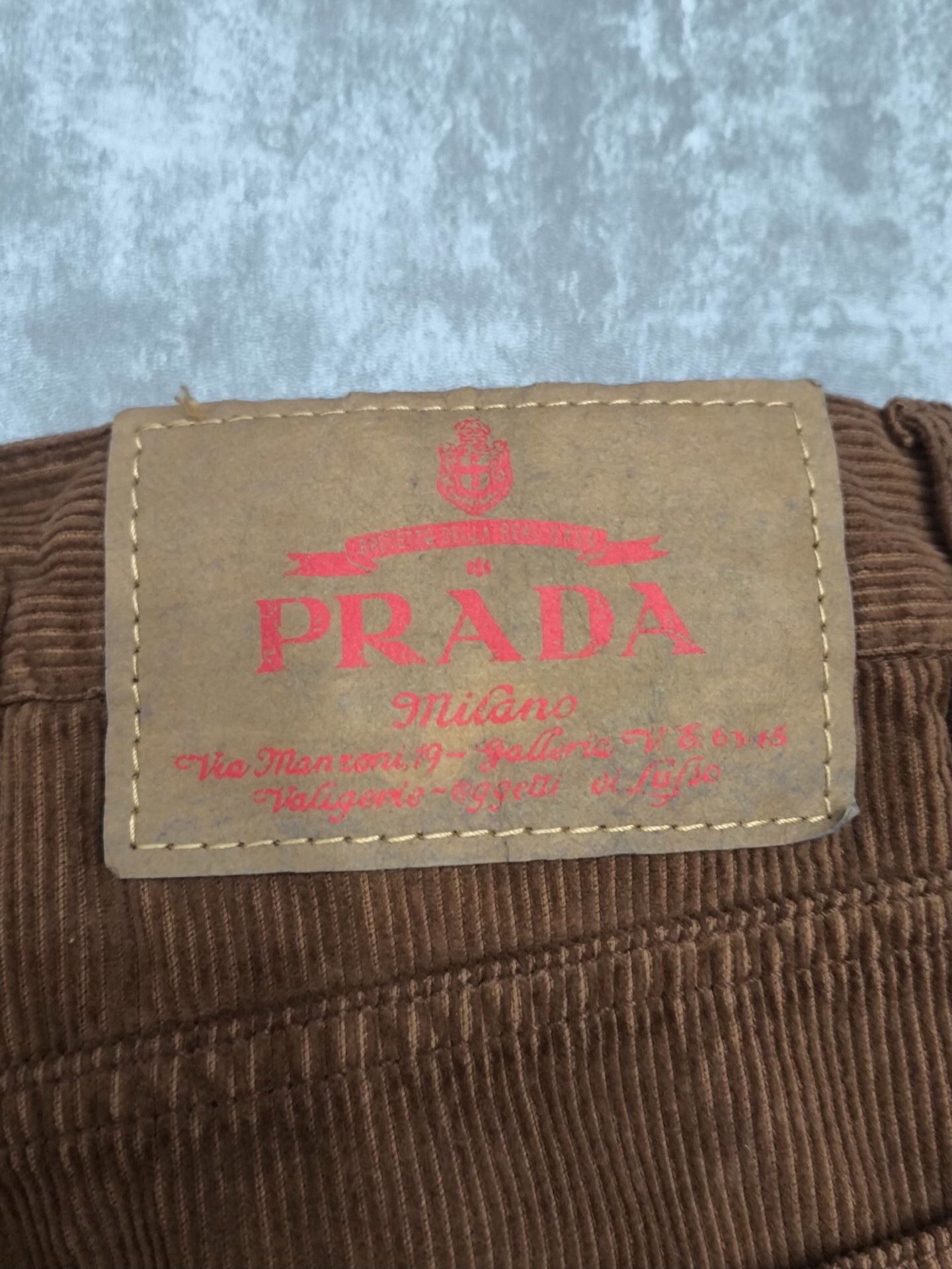 Prada Prada Corduroy Casual Pants 34 Men Size US 34 / EU 50 - 6 Thumbnail