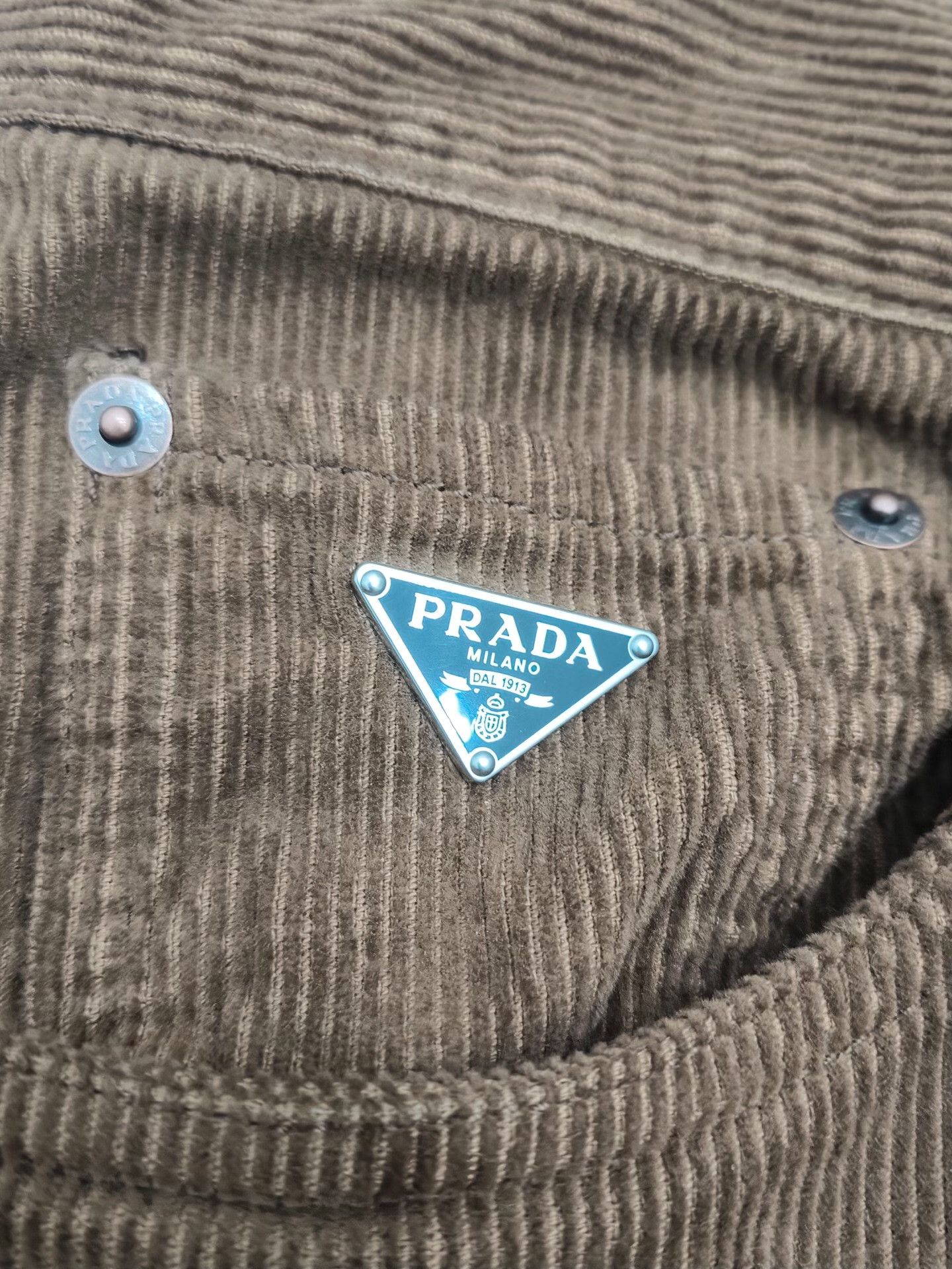 Prada Prada Corduroy Casual Pants 34 Men Size US 34 / EU 50 - 4 Thumbnail