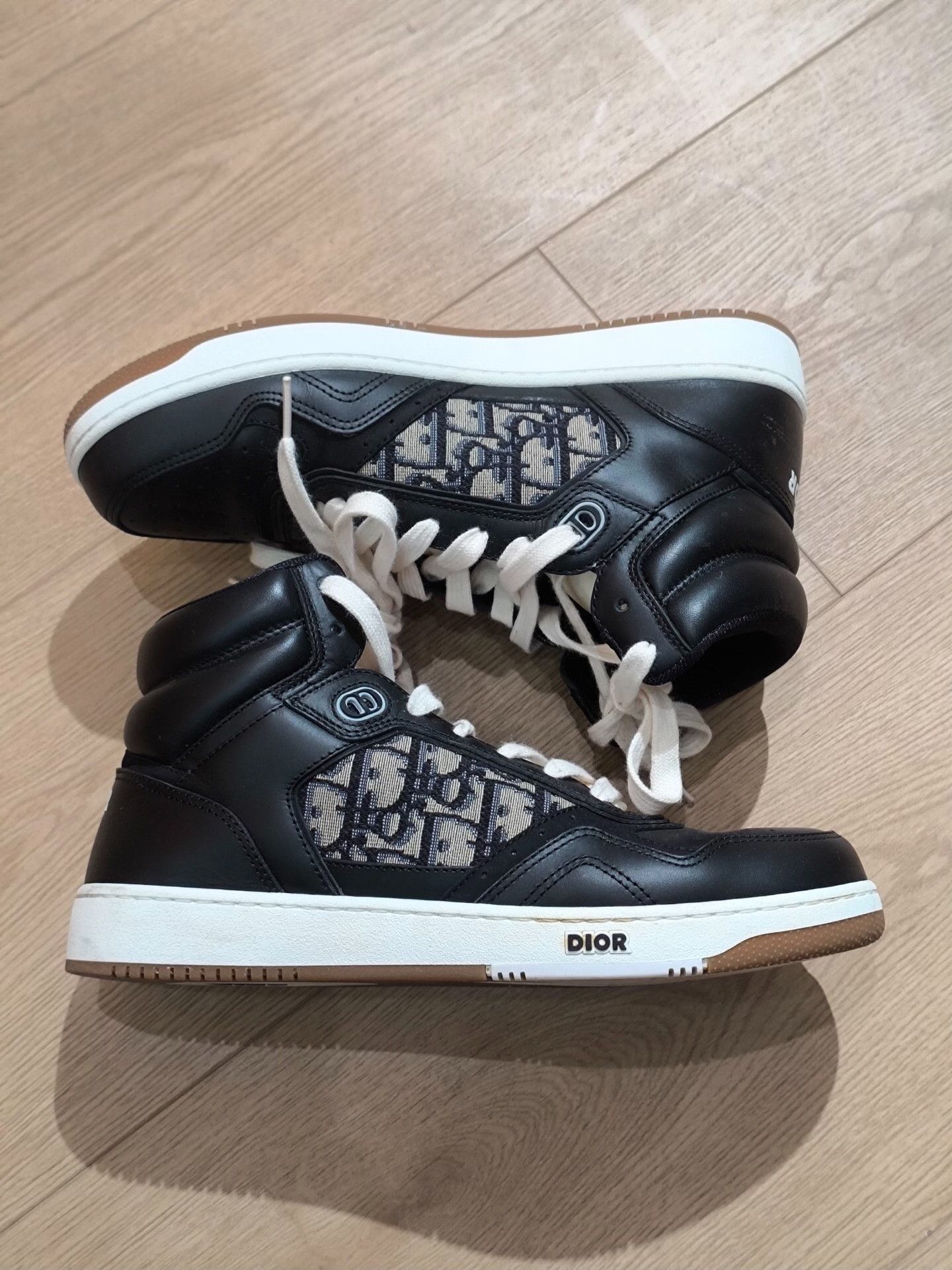 Dior Dior Black Hitop Sneakers 8.5 Men Size US 8.5 / EU 41-42 - 4 Thumbnail