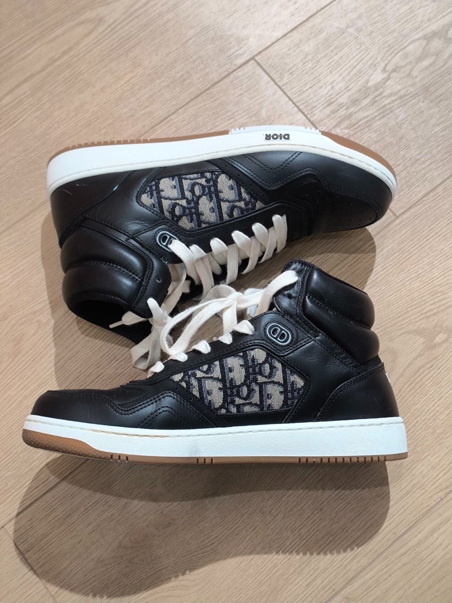 Dior Dior Black Hitop Sneakers 8.5 Men Size US 8.5 / EU 41-42 - 3 Thumbnail