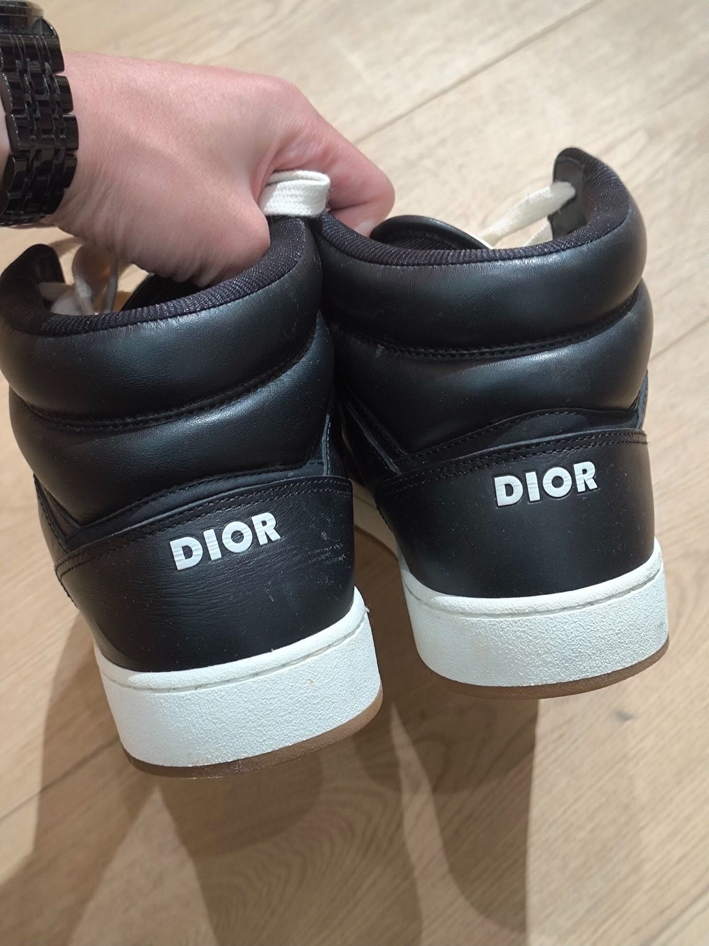 Dior Dior Black Hitop Sneakers 8.5 Men Size US 8.5 / EU 41-42 - 5 Thumbnail