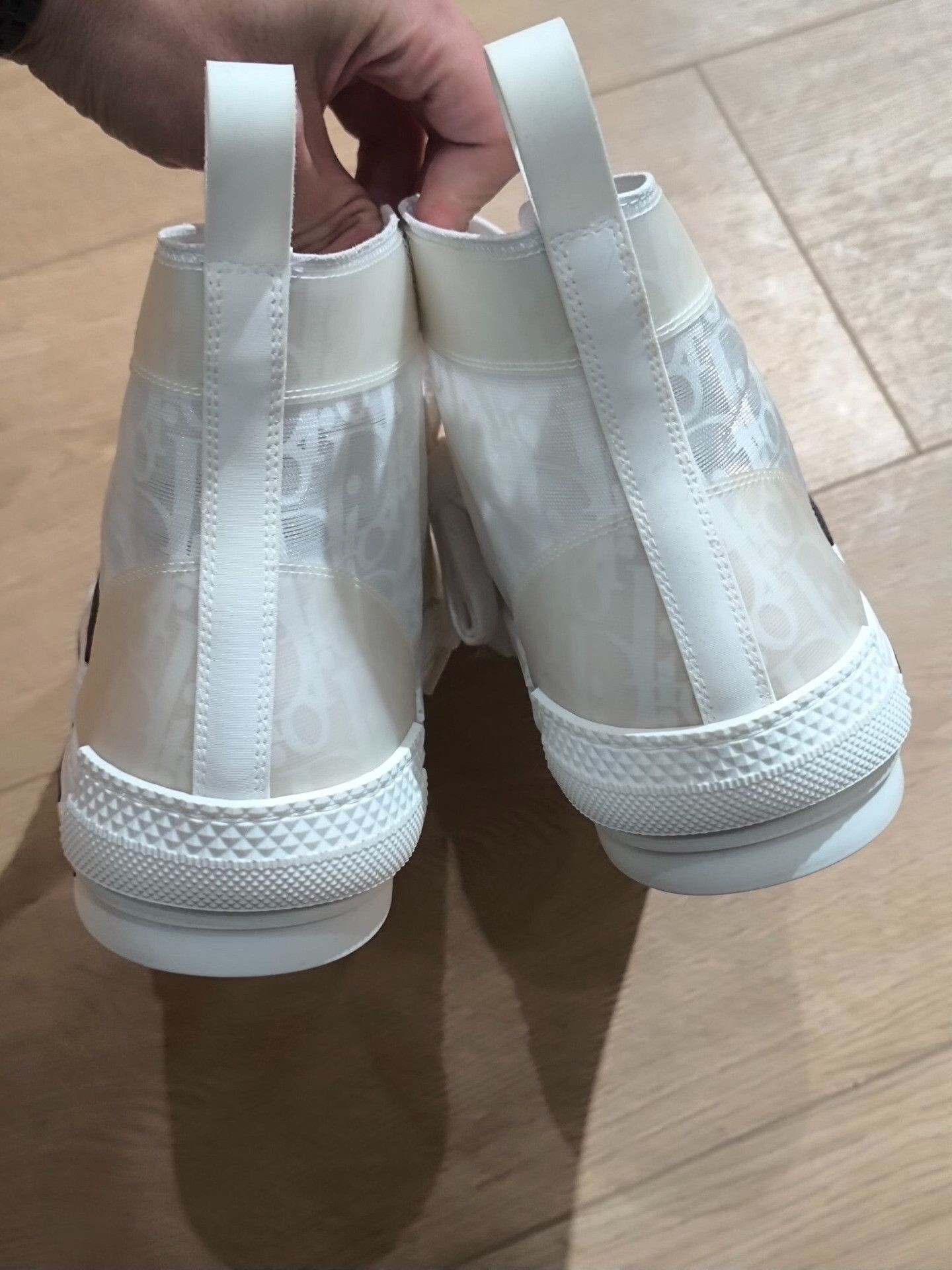 Dior Dior White Hitop Sneakers 8.5 Men Size US 8.5 / EU 41-42 - 5 Thumbnail