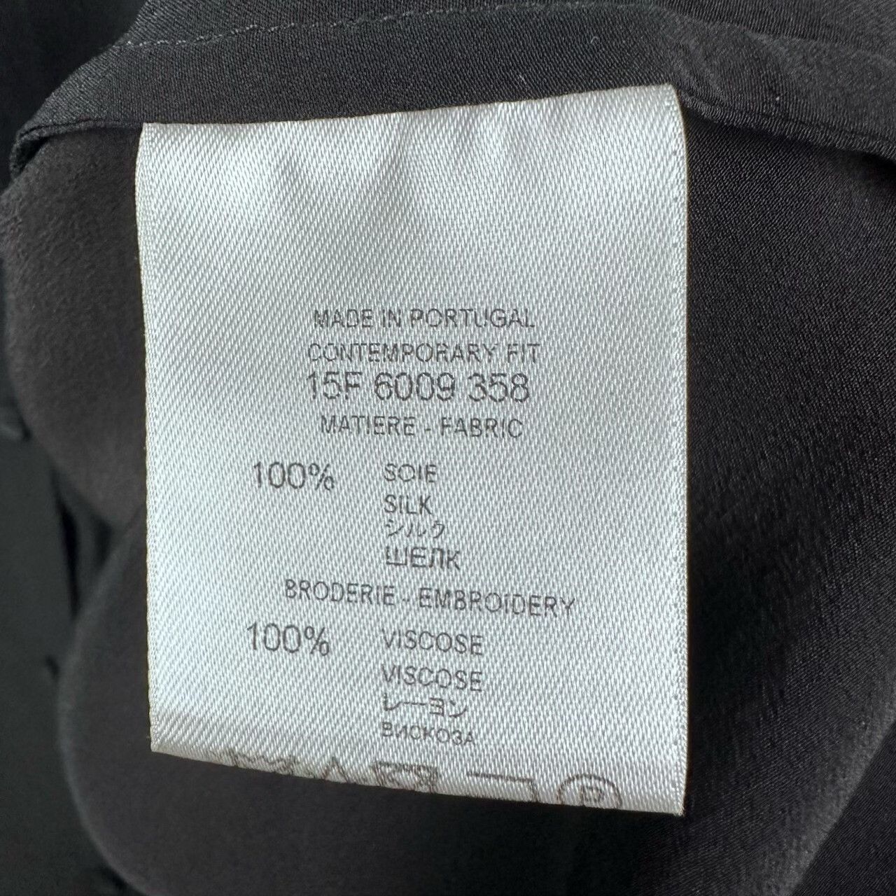 Givenchy Givenchy Silk Black Button Up M Women Size M / US 6-8 / IT 42-44 - 4 Thumbnail