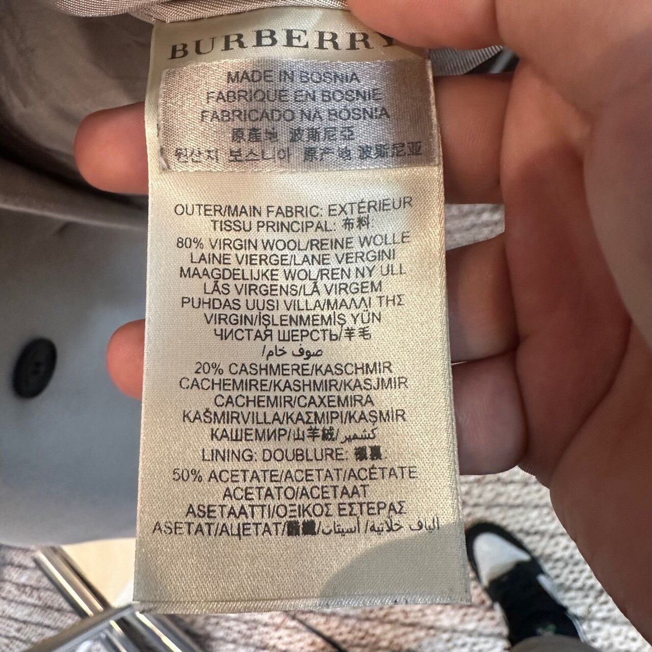 Burberry Burberry Wool Long Coat M Women Size M / US 6-8 / IT 42-44 - 5 Thumbnail