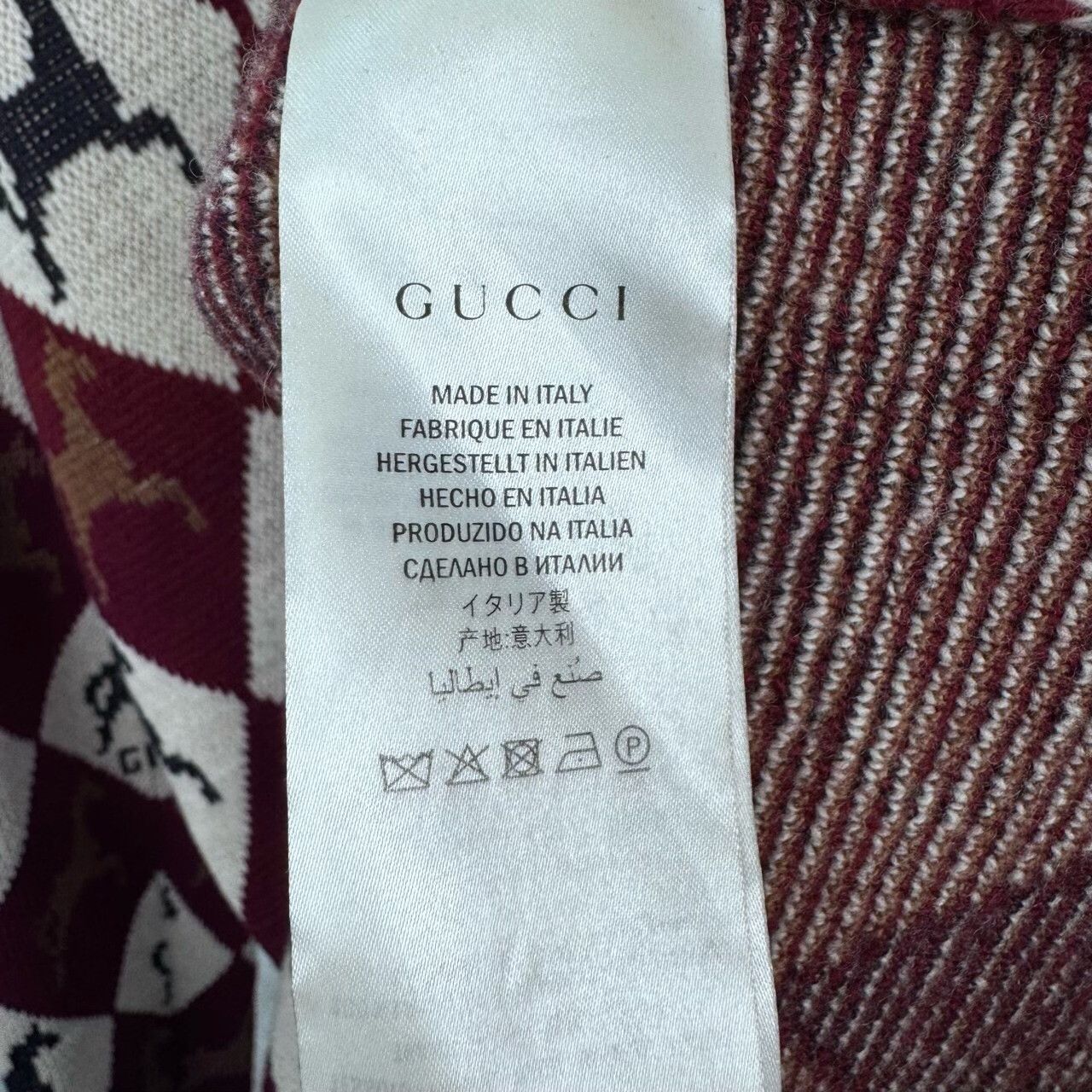 Gucci Gucci Retro Red Sweater S Women Size S / US 4 / IT 40 - 3 Thumbnail