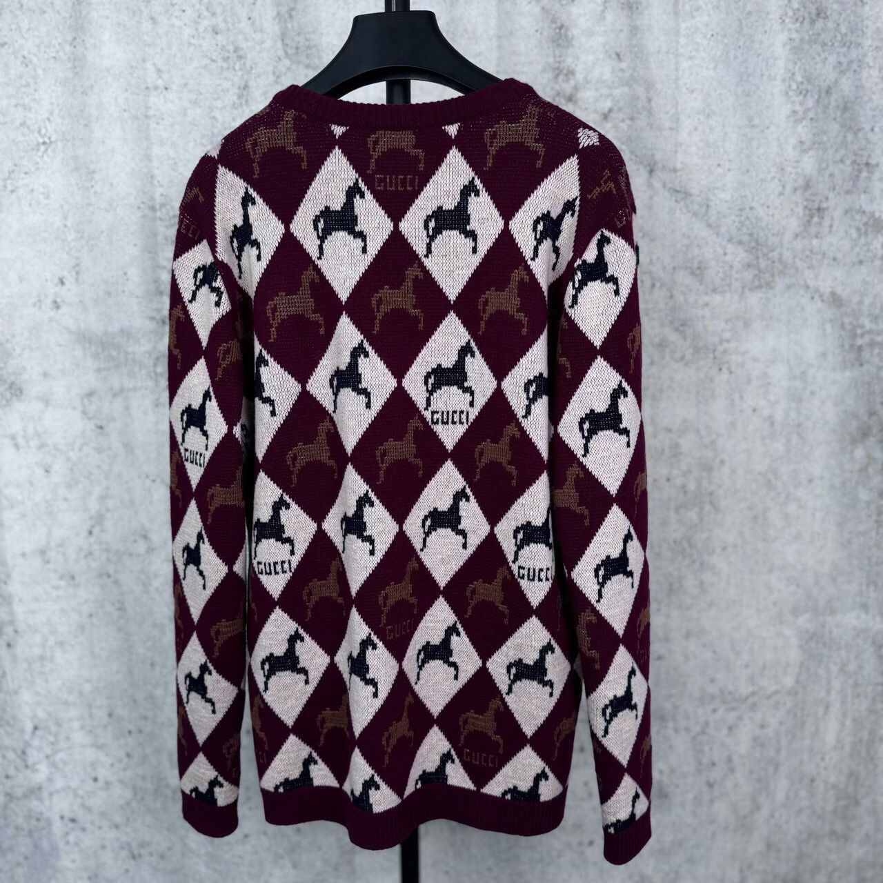 Gucci Gucci Retro Red Sweater S Women Size S / US 4 / IT 40 - 2 Thumbnail