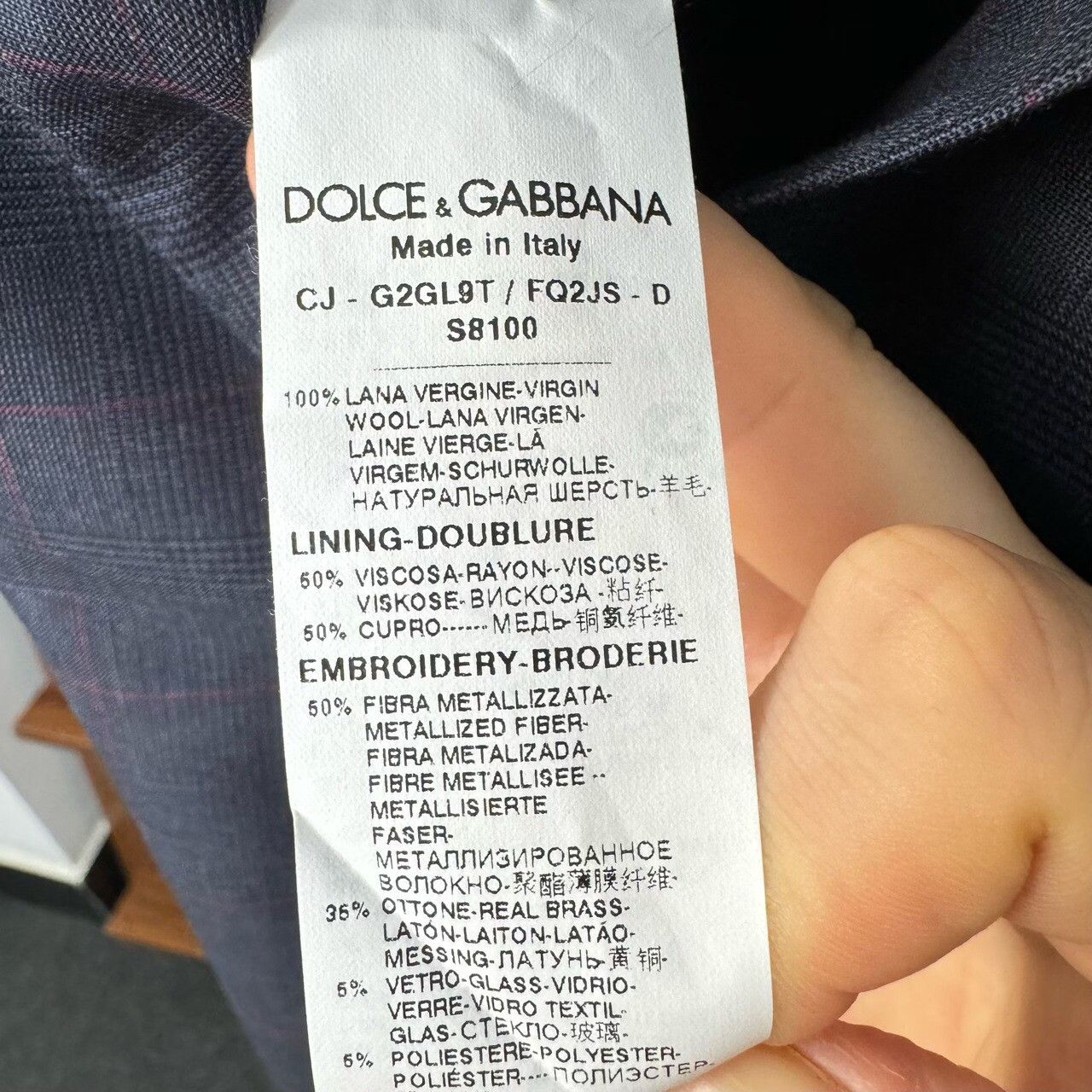 Dolce & Gabbana Dolce & Gabbana Suit 40r Men Size 40R - 3 Thumbnail