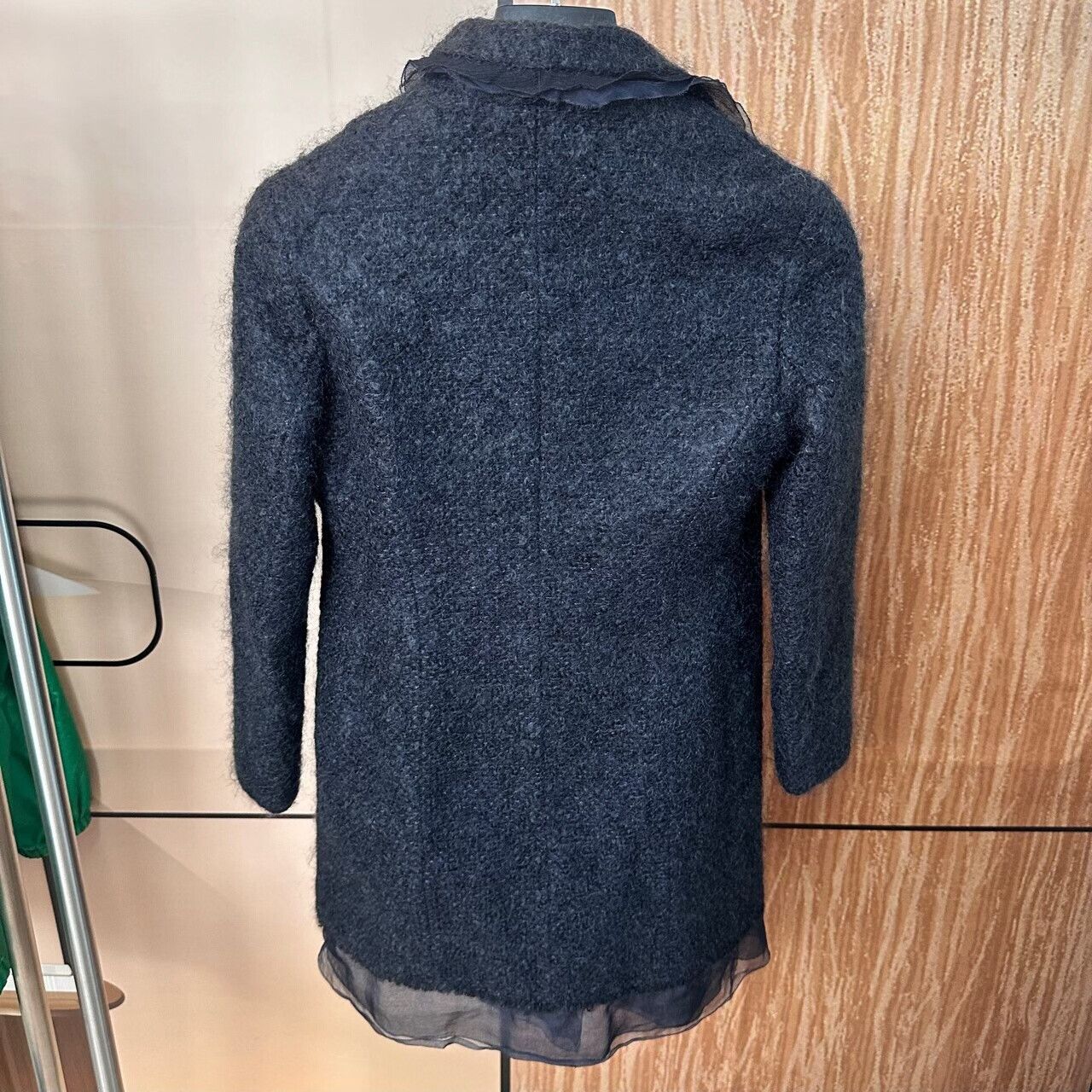 Dior Dior Knit Cropped Black Coat S Women Size S / US 4 / IT 40 - 2 Thumbnail