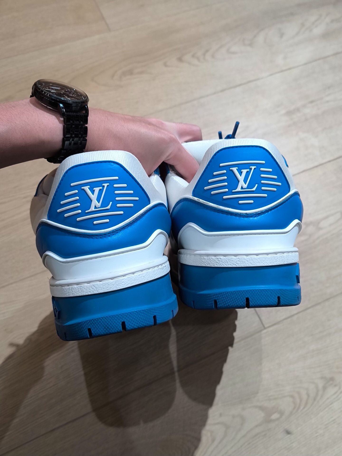 Louis Vuitton Louis Vuitton Training Blue Lowtop Sneakers 9 Men Size US 9 / EU 42 - 5 Thumbnail
