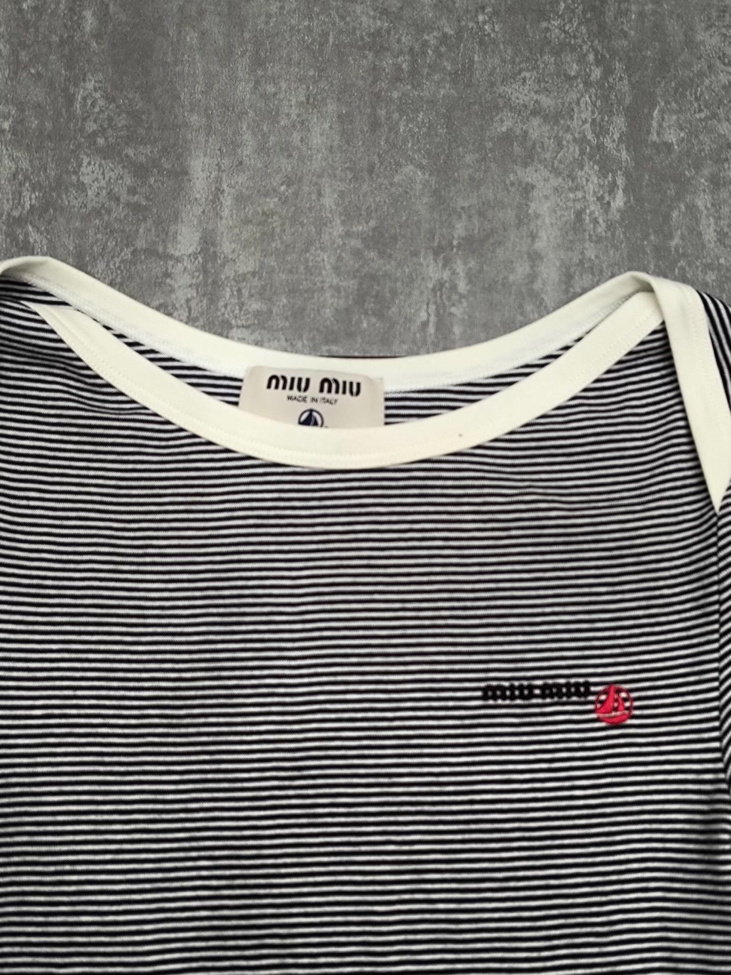 Miu Miu Miu Miu Collab Black T-Shirt M Women Size M / US 6-8 / IT 42-44 - 3 Thumbnail