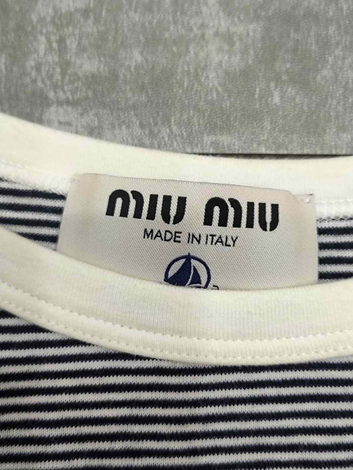 Miu Miu Miu Miu Collab Black T-Shirt M Women Size M / US 6-8 / IT 42-44 - 4 Thumbnail