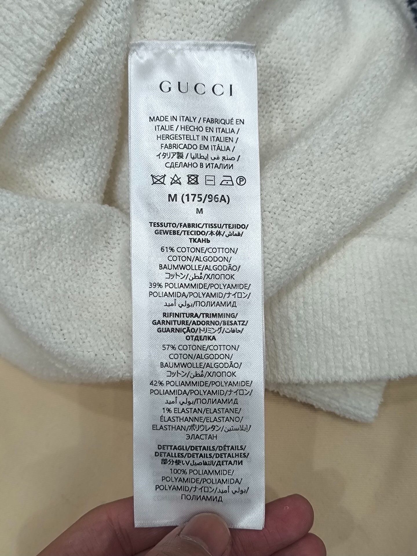 Gucci Gucci Knit Striped Multi Polo m Men Size US M / EU 48-50 / 2 - 5 Thumbnail