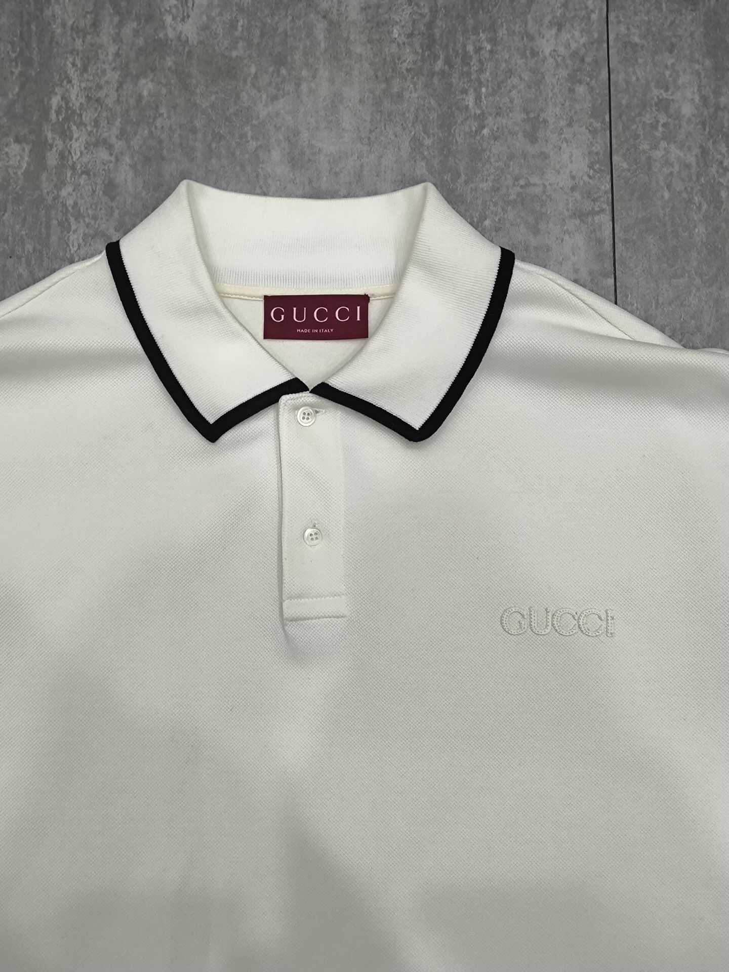 Gucci Gucci White Polo m Men Size US M / EU 48-50 / 2 - 3 Thumbnail
