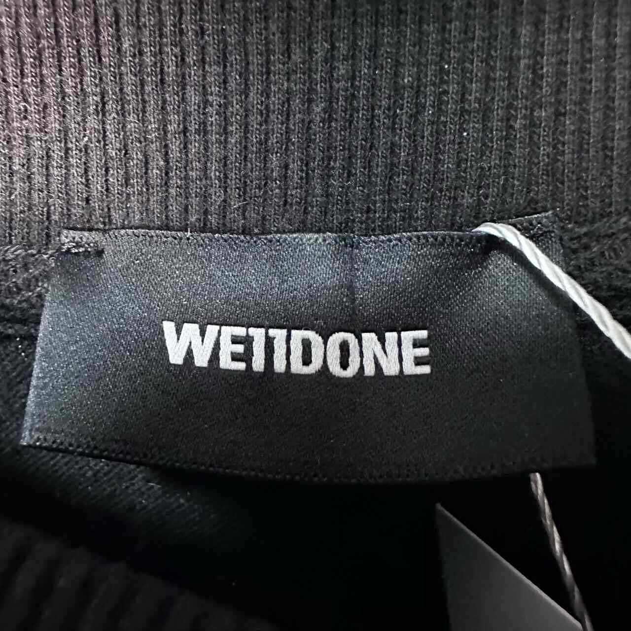 WE11DONE We11done Graphic Black Hoodie m Men Size US M / EU 48-50 / 2 - 4 Thumbnail