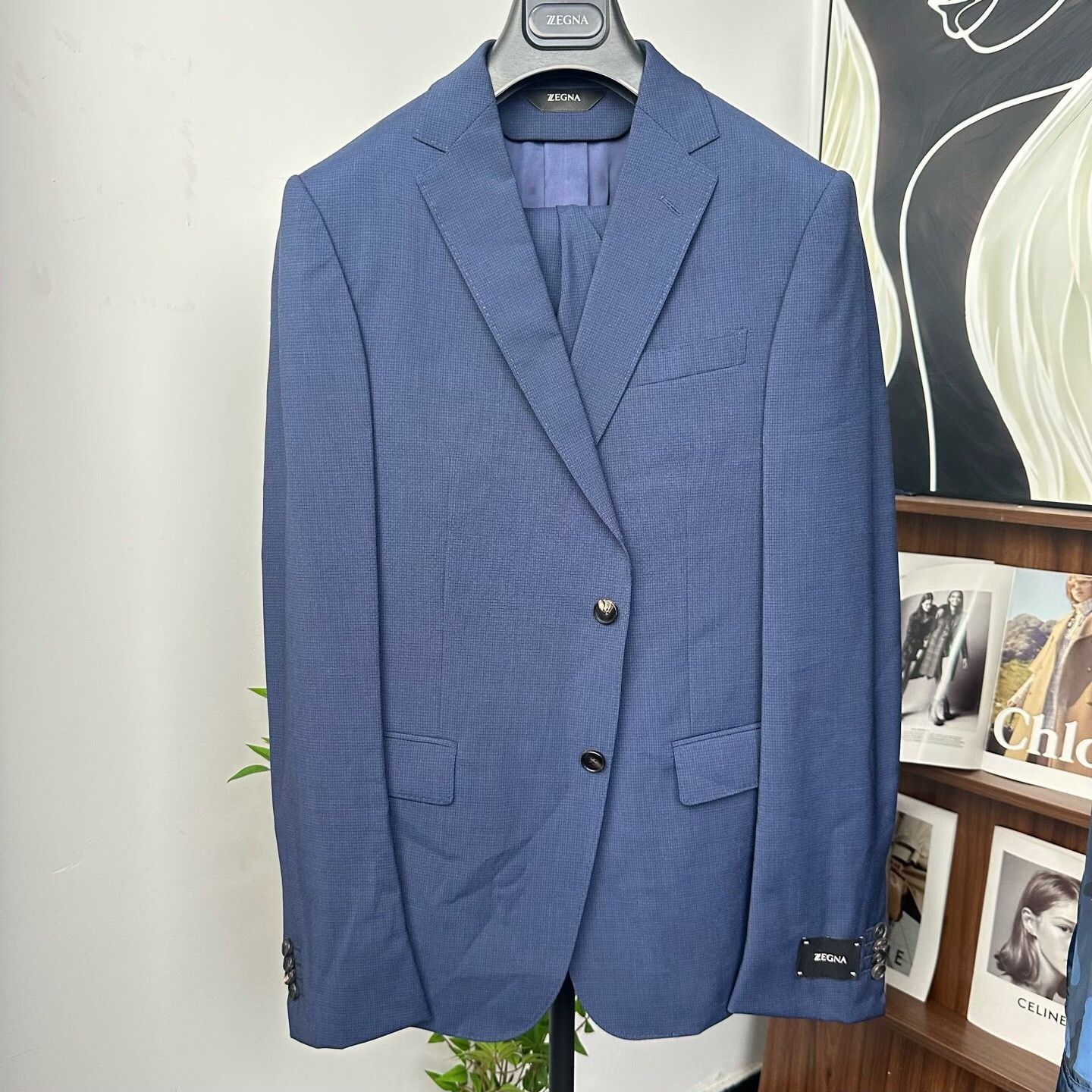 Ermenegildo Zegna Ermenegildo Zegna Formal Plaid Suit 40r Men Size 40R - 4 Thumbnail