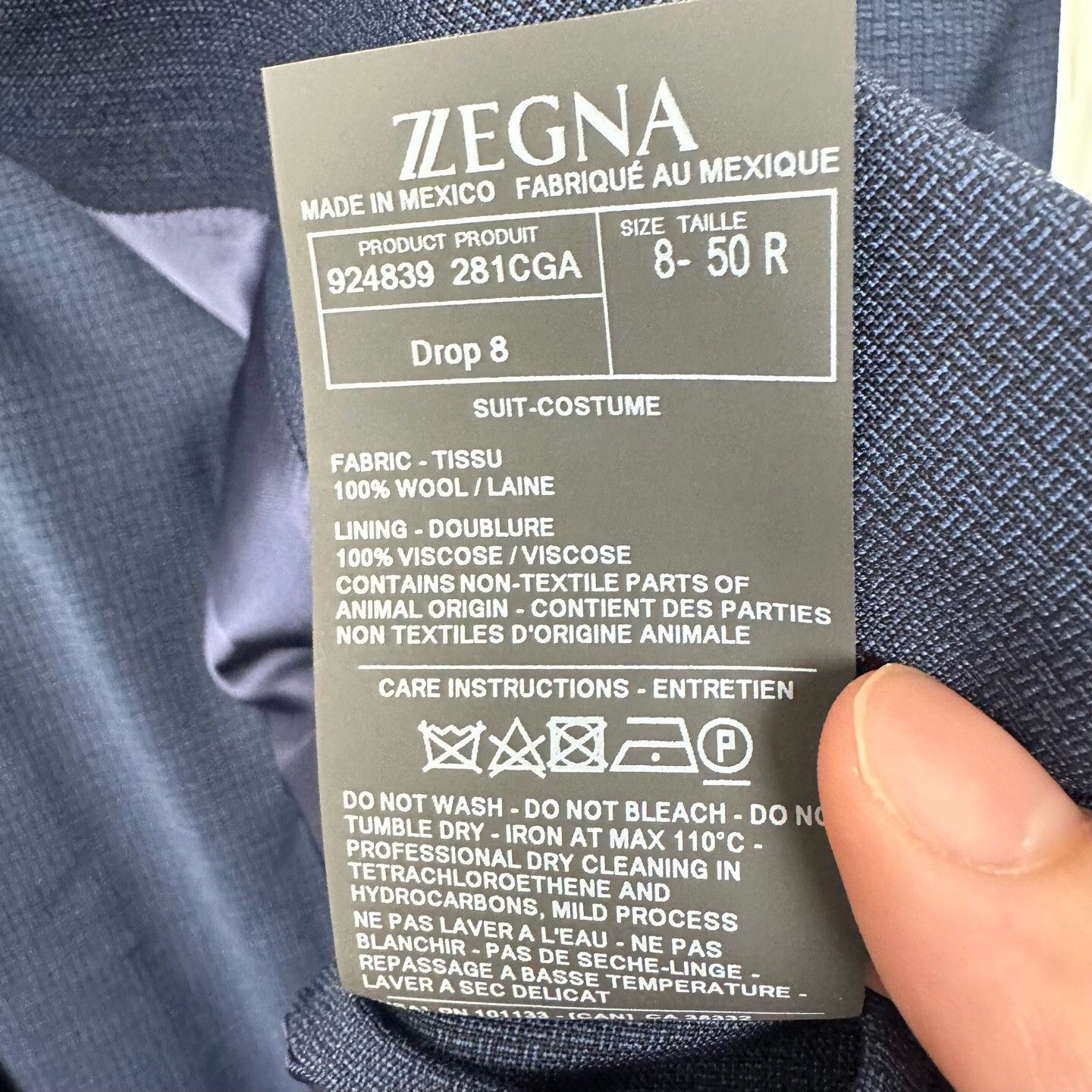 Ermenegildo Zegna Ermenegildo Zegna Formal Plaid Suit 40r Men Size 40R - 8 Thumbnail